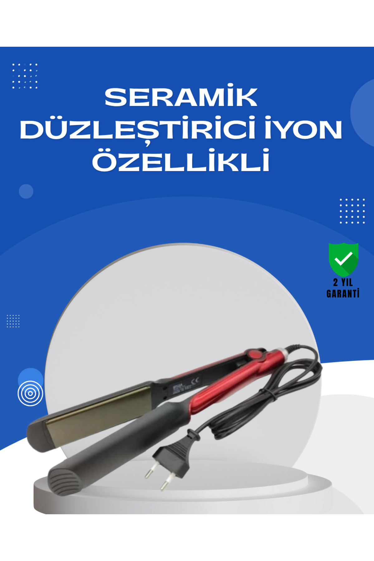 AyrStore Iyon Teknolojili Düzleştirici – Düzleştirici ve Dalga Yapma Özellikli