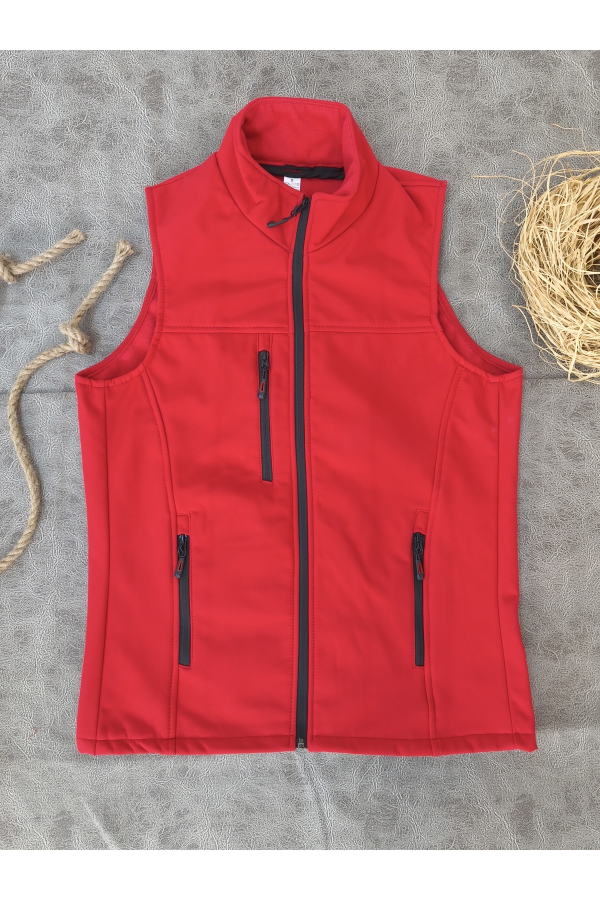 Softshell Water Windproof Vest Fleece Regular Mold Vest