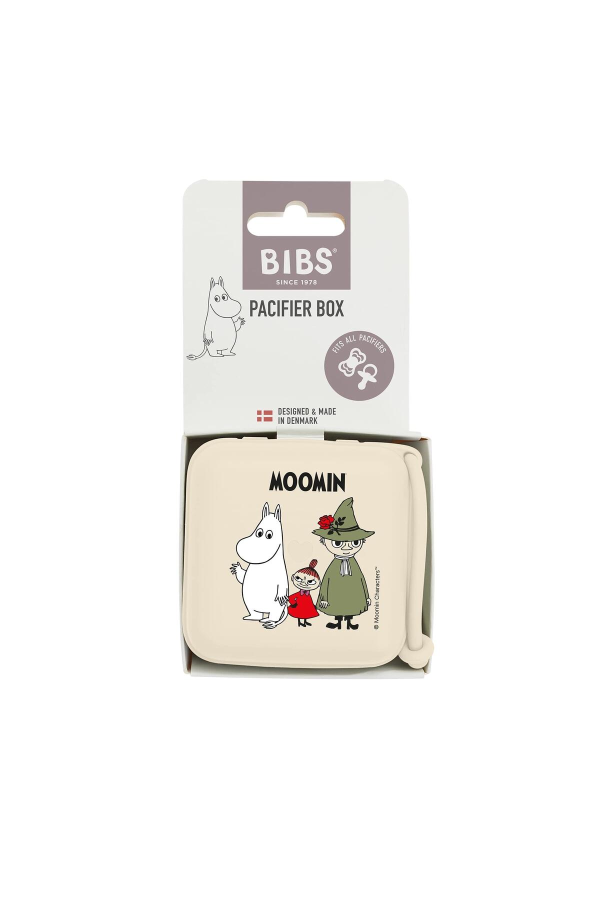 Bibs X Moomin Pacifier Box Emzik Kutusu-Ivory fotoğrafı 2 (önizleme)