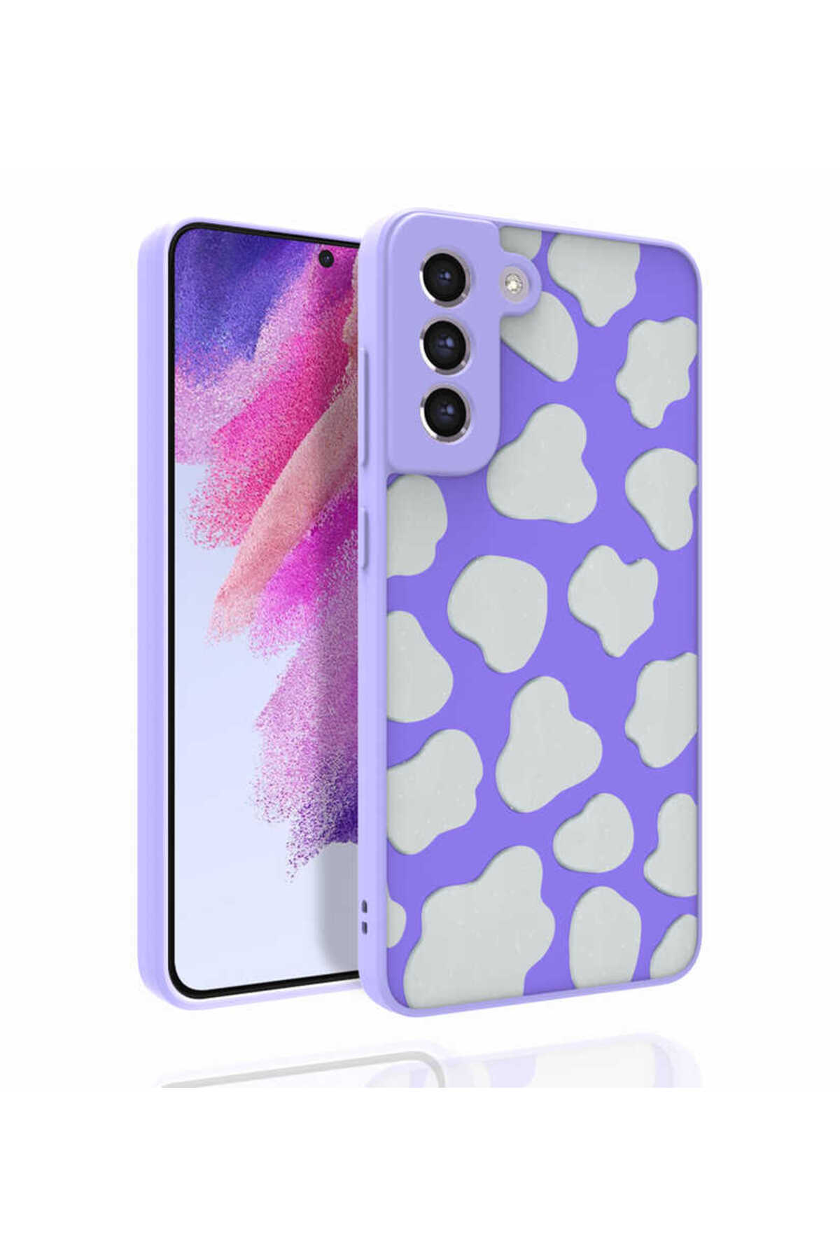 Galaxy S21 FE Uyumlu Desenli Kamera Korumalı Parlak NXXA Nora Kılıf-NO6
