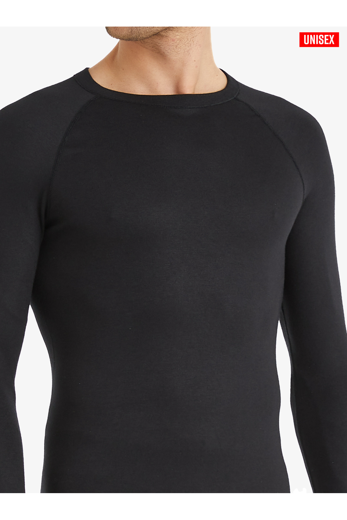 Blackspade Vücuda Oturan İçlik Unisex Termal Uzunkol Tişört, Bisiklet Yaka, 2. Seviye Isı Koruma-9259 görsel 3