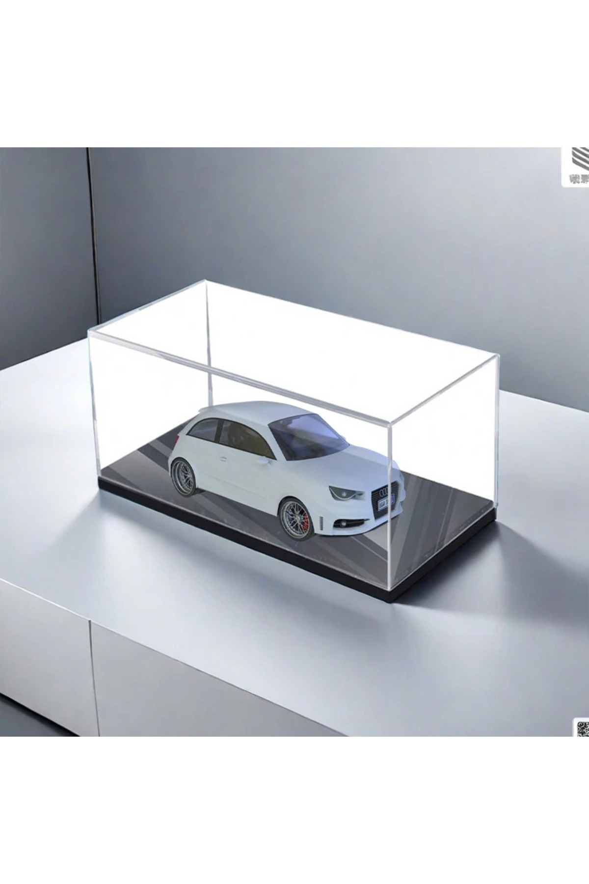 ویترین نمایش مقیاس ۱:۴۳ – ویترین شفاف اکریلیک ضد گرد و غبار برای ماشین‌های مدل و مجموعه جعبه‌های کور…