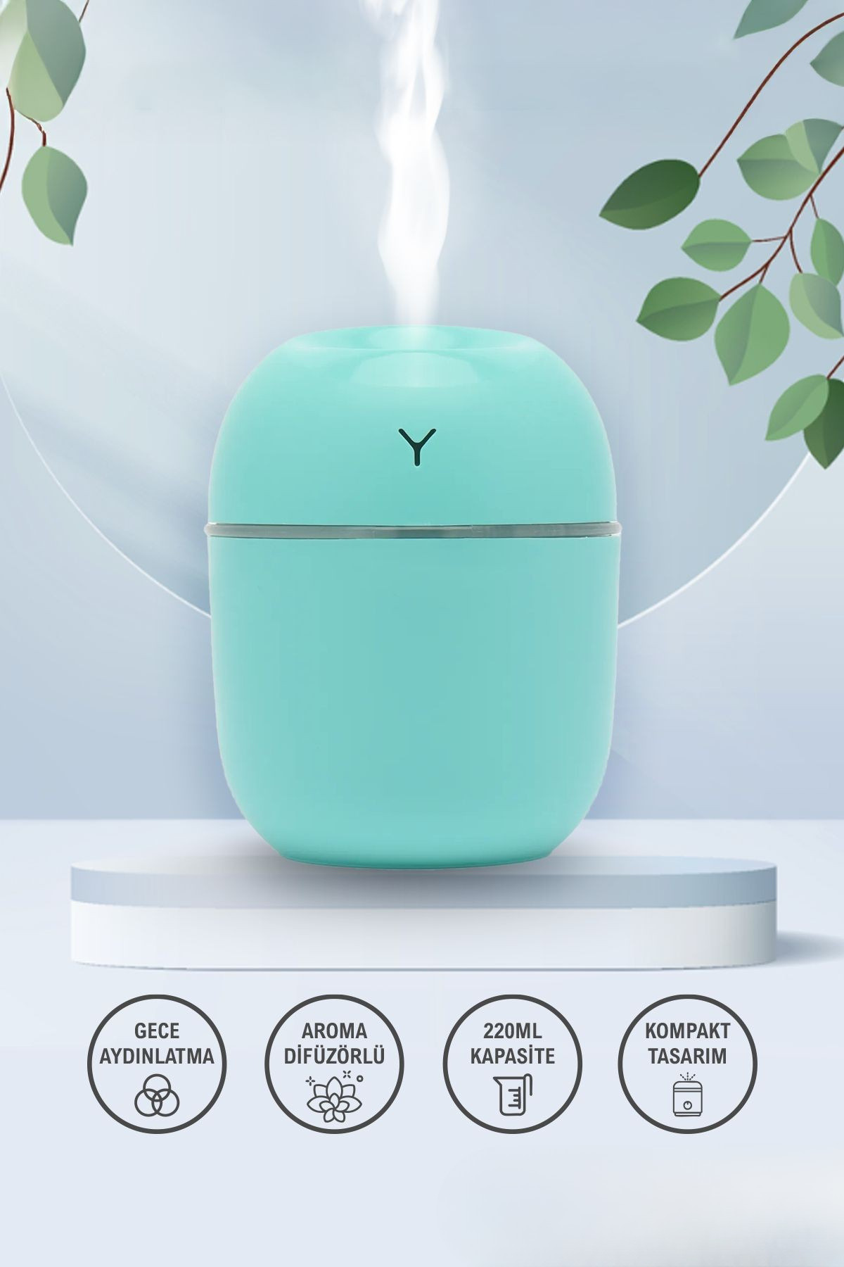 Nordhaus 220 mL Hava Nemlendirici Led Işıklı Aroma Difizörü H2O TP-1021
