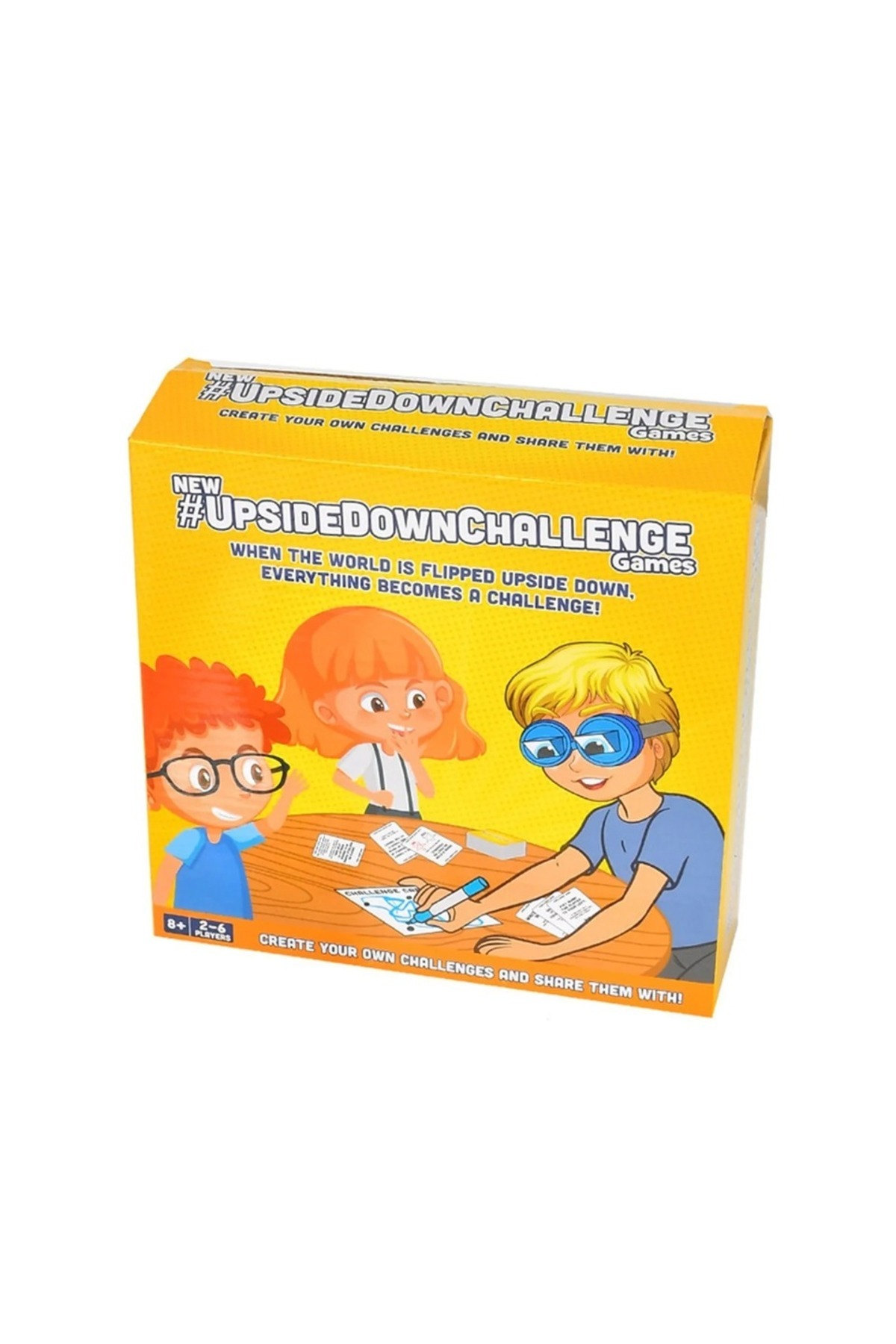 همان‌طور که نشان داده شده، بازی برای دوستان، خانواده، تفریح کامل، چالش‌ها با عینک‌های وارونه، بازی خنده‌دار برای