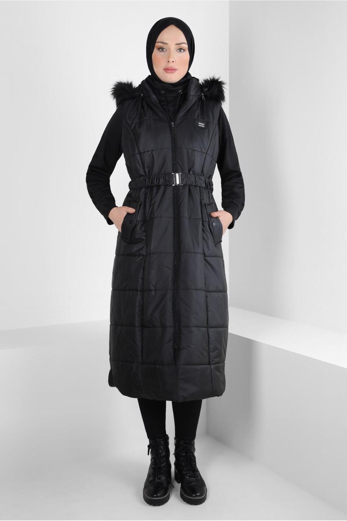 آلوینا جلیقه پفی با کمربند ۹۰۴۴۰