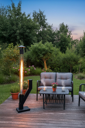 Onetick Outdoor Cam Portatif Pelet Soba Kamp Bahçe Teras Sobası - Pürmüz&Pele...