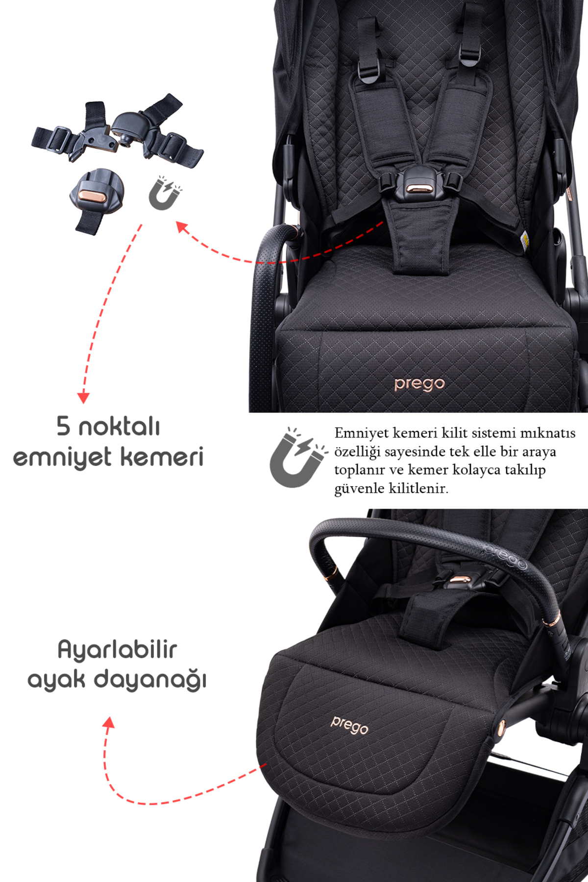 Prego Arteon Travel Sistem Bebek Arabası 2244 fotoğrafı 2 (önizleme)