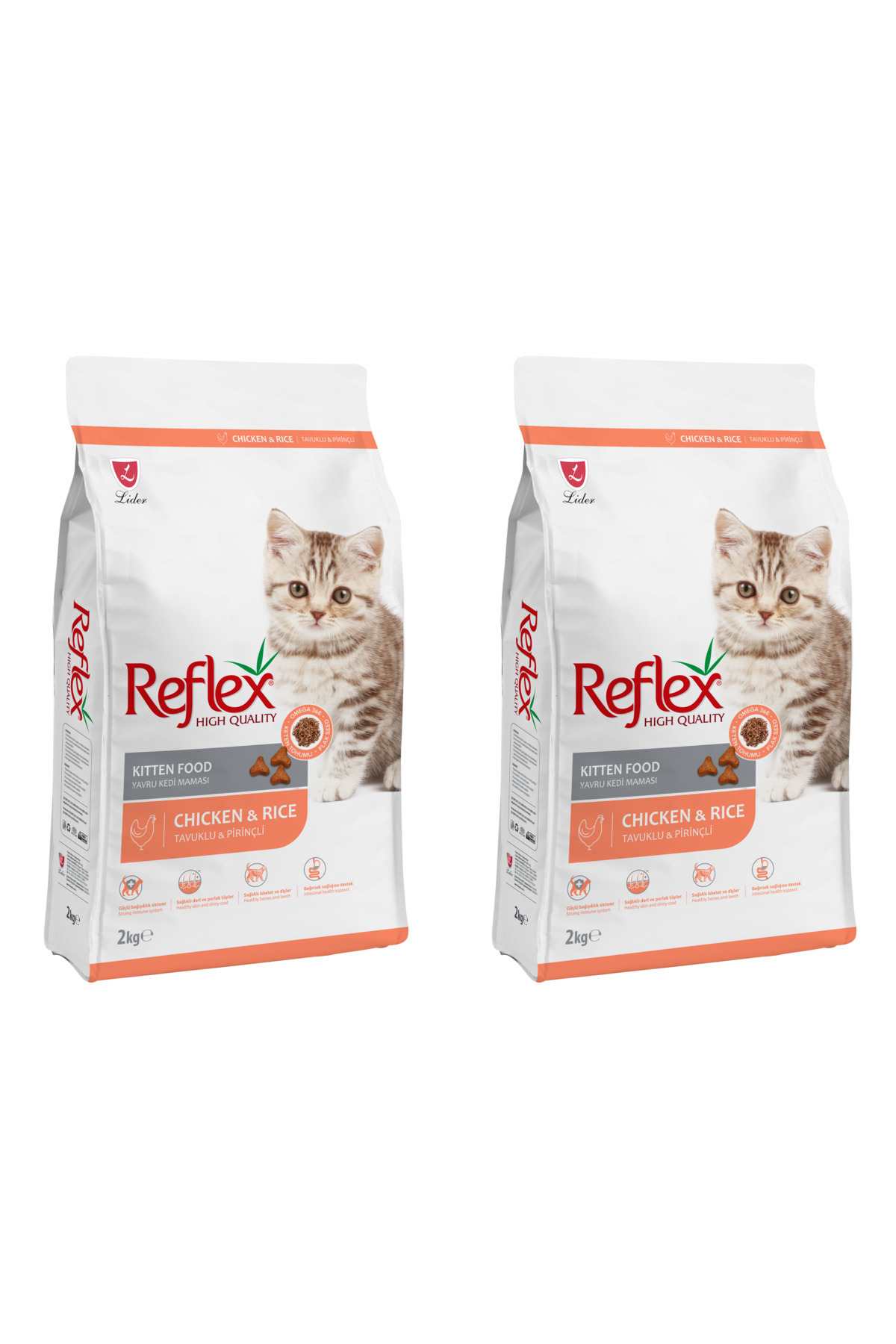 Reflex KİTTEN TAVUKLU YAVRU KEDİ MAMASI 2KG 1 ADET
