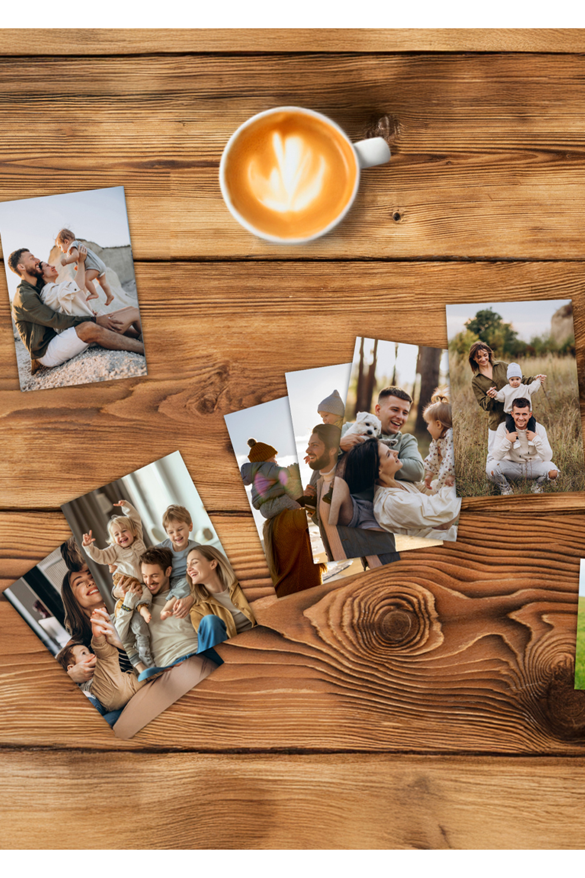 tinystoriestr Mini Klasik Kart Fotoğraf - 32 Adet (4x5,5 cm)