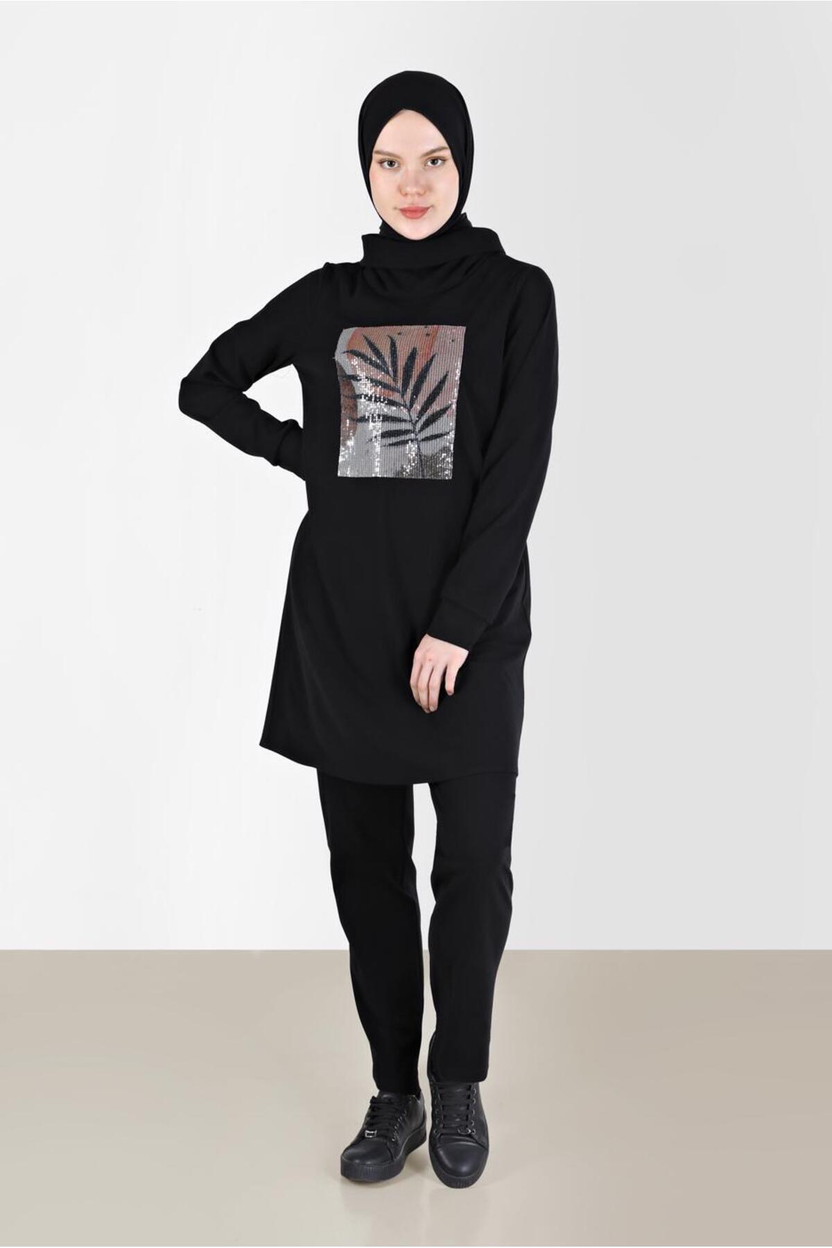 آلوینا ست شلوار دو تکه یقه دگاجه طرحدار پولکدوزی شده ۴۲۳۶۹ آلوینا ست شلوار دو تکه یقه دگاجه طرحدار پولکدوزی شده ۴۲۳۶۹