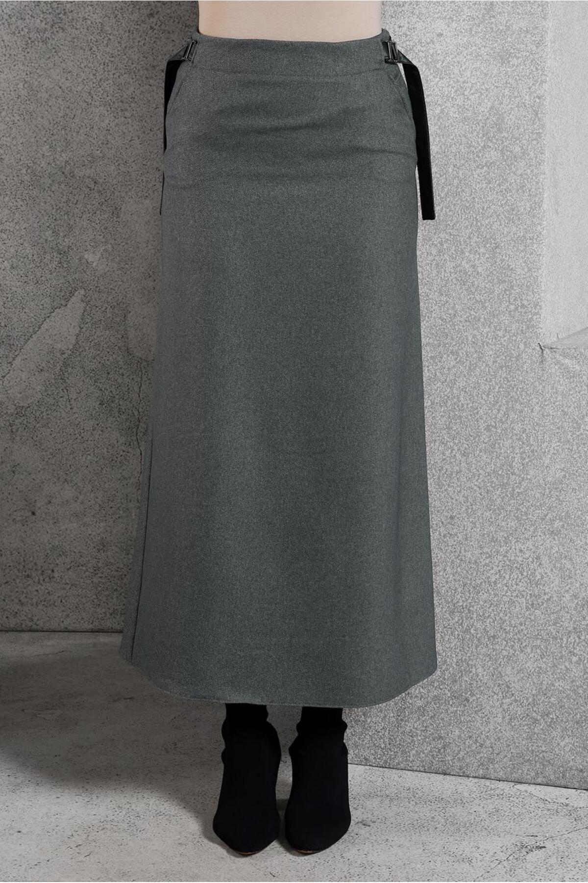 Alvina KUŞAK DETAYLI ETEK 60642