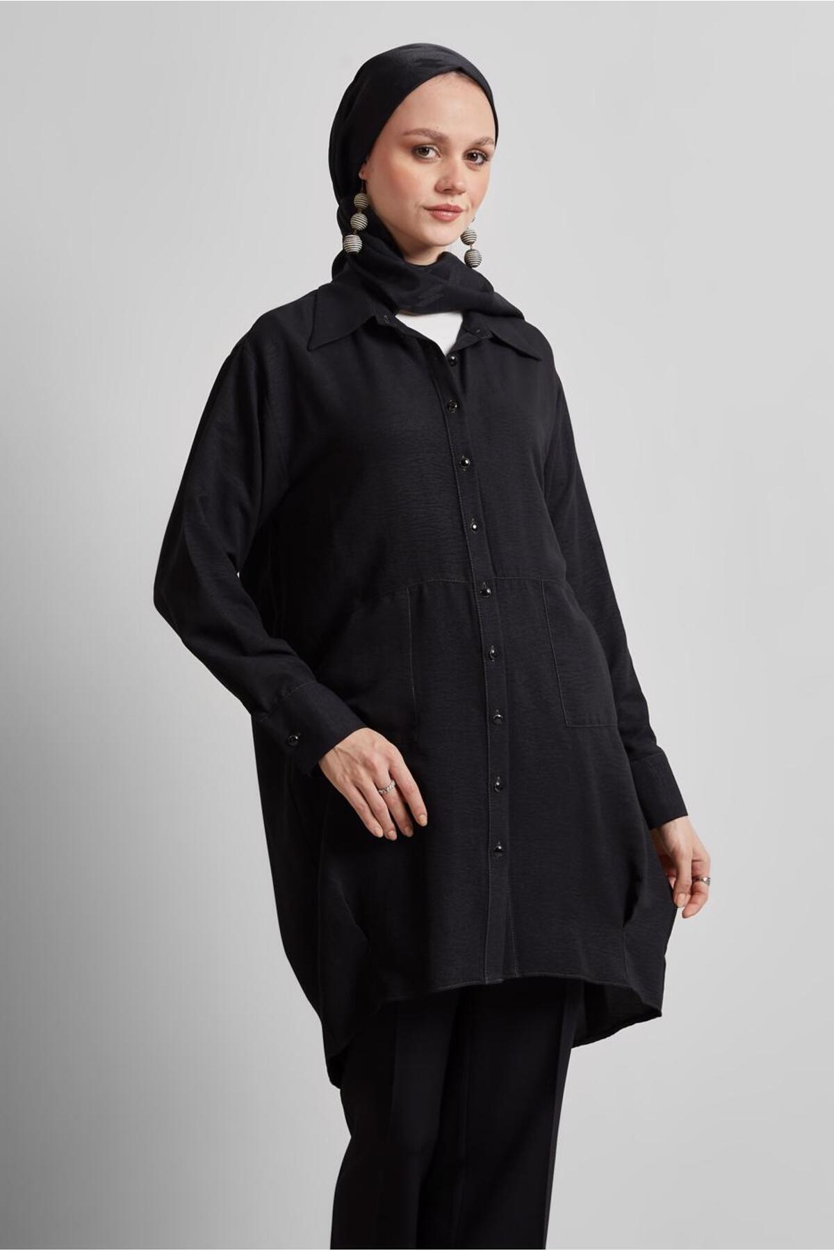 آلوینا پیراهن یقهدار تونیک ۴۵۳۲۵ آلوینا پیراهن یقهدار تونیک ۴۵۳۲۵