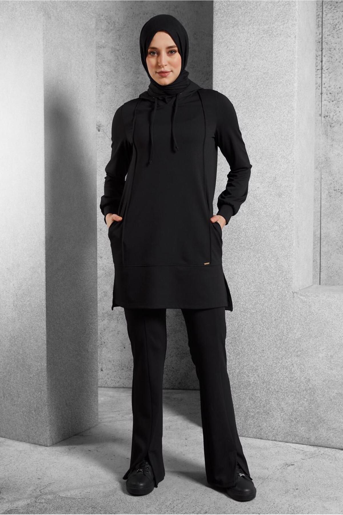 آلوینا ست شلوار کلاه‌دار ۴۵۲۱۴