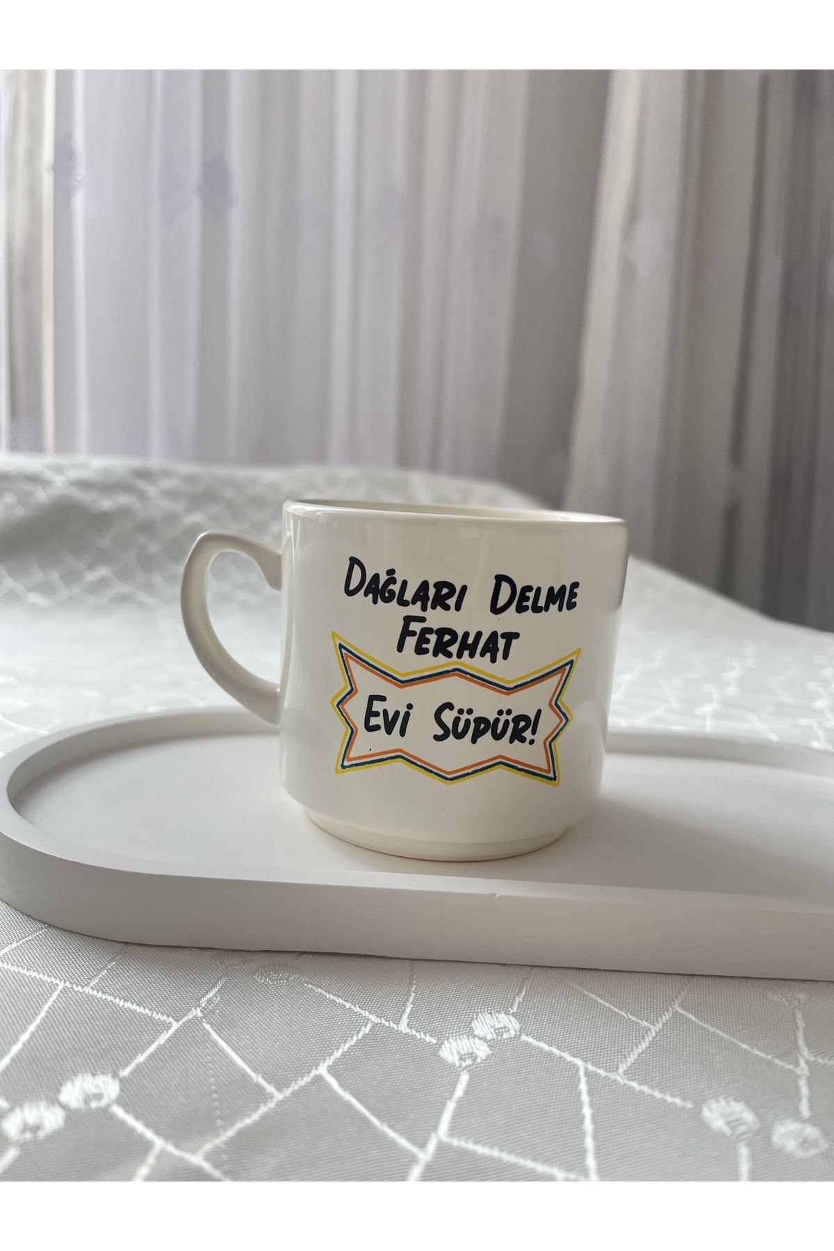 Esprili Kupa Bardak Çay Kahve Fincanı 200 ml