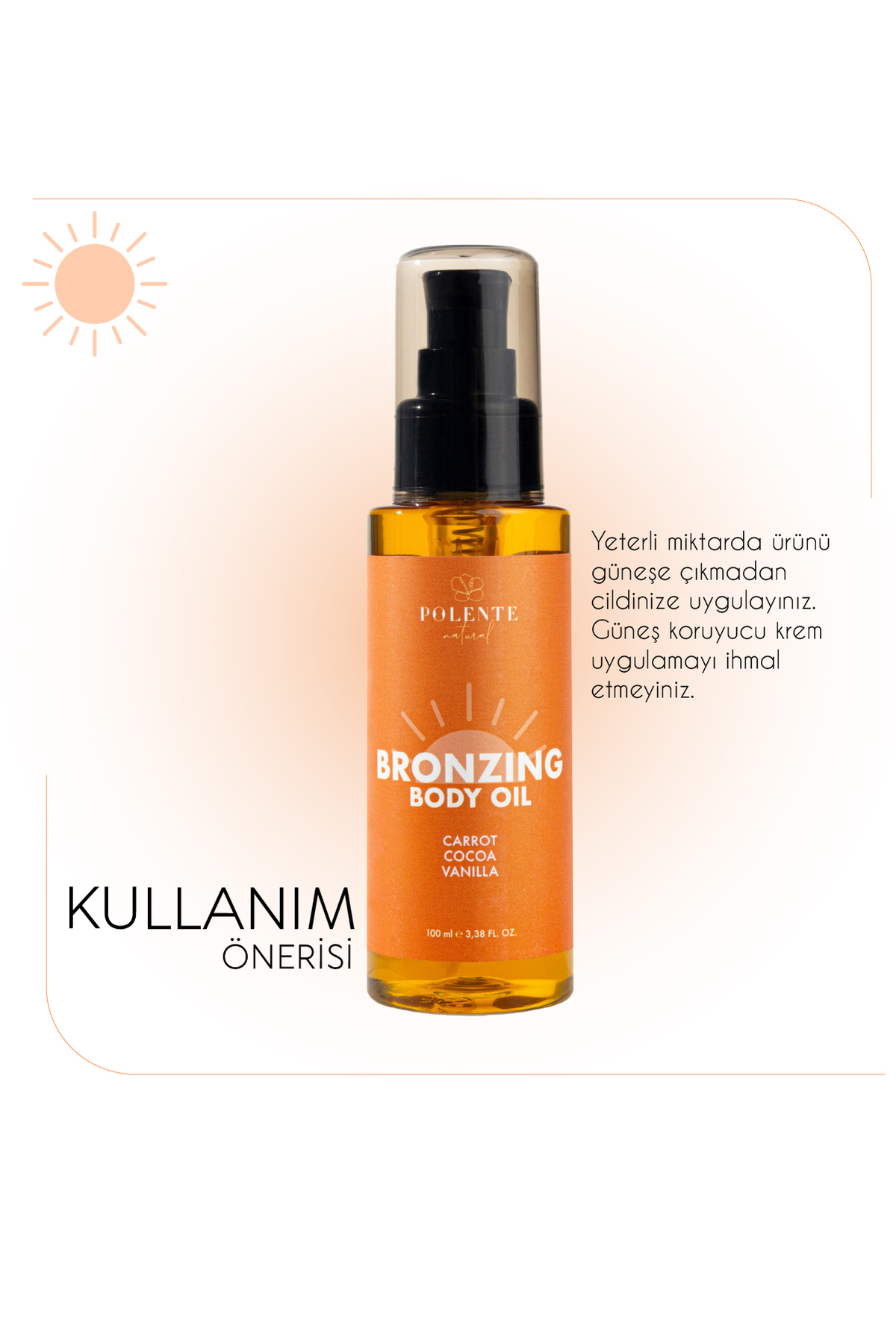 Bronzing Body Oil- Bronzlaştırıcı Vücut Yağı (100 ml) — Bronzlaştırıcı 0il — تصویر 6 از 6