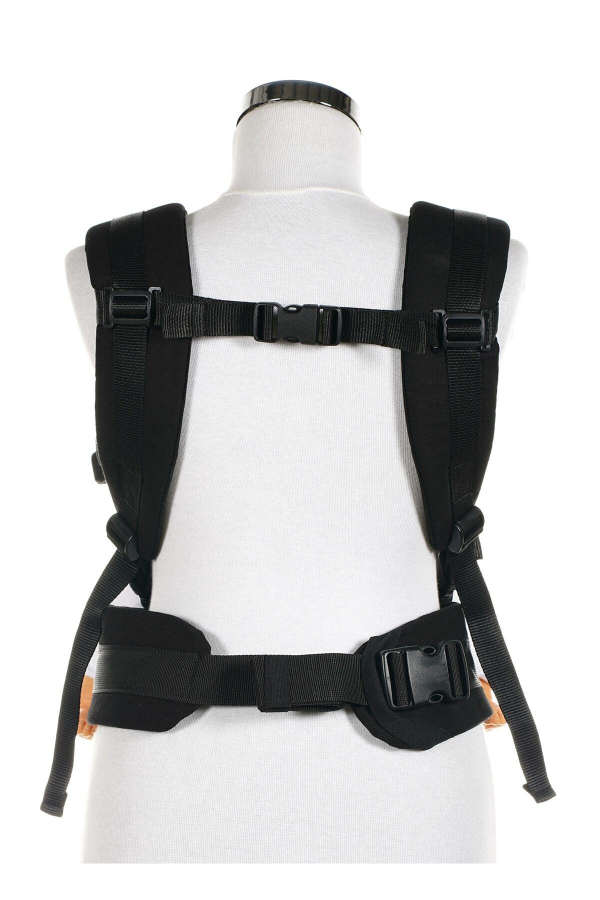 Baby Boroosh Bebekle Büyüyen %100 Pamuklu 0-4 Yaş Kahverengi New Age Ergonomik Bebek Kangurusu fotoğrafı 3 (önizleme)