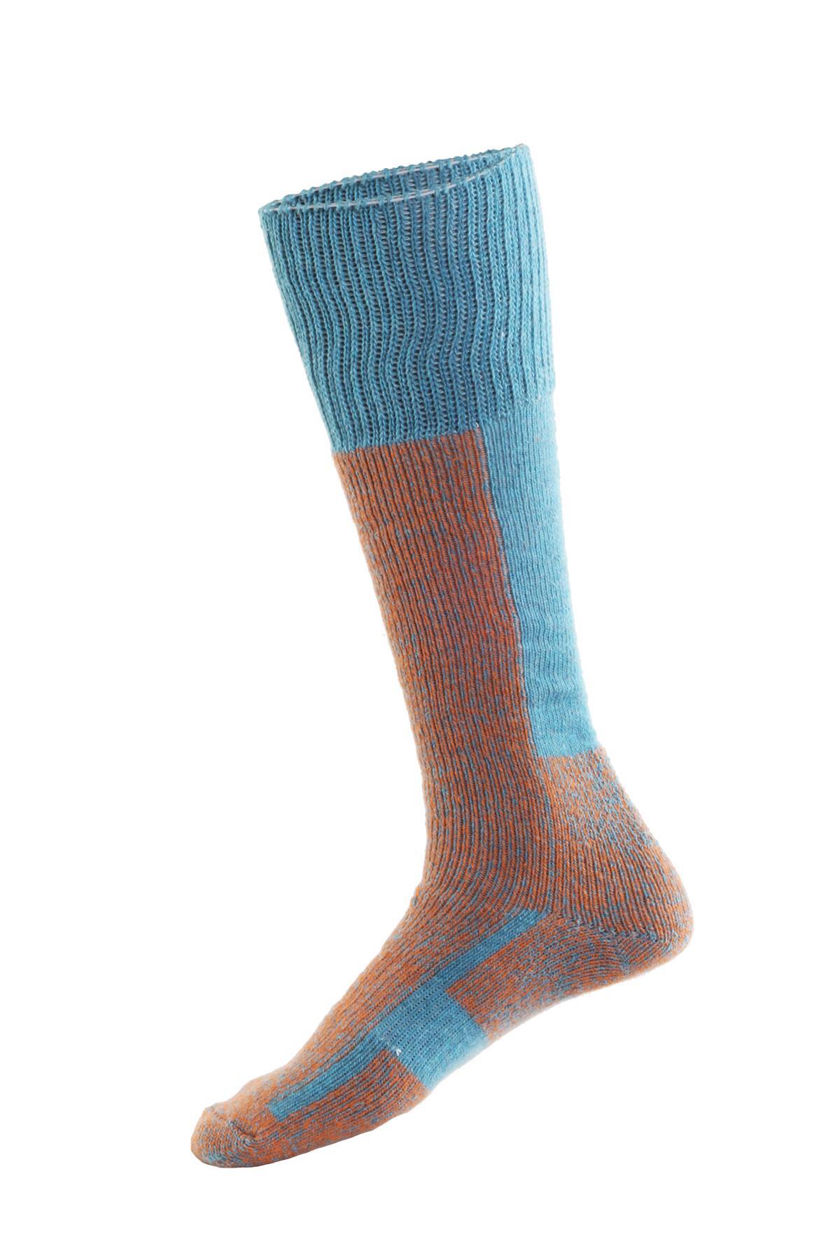 Ski Socks Turquoise/Orange