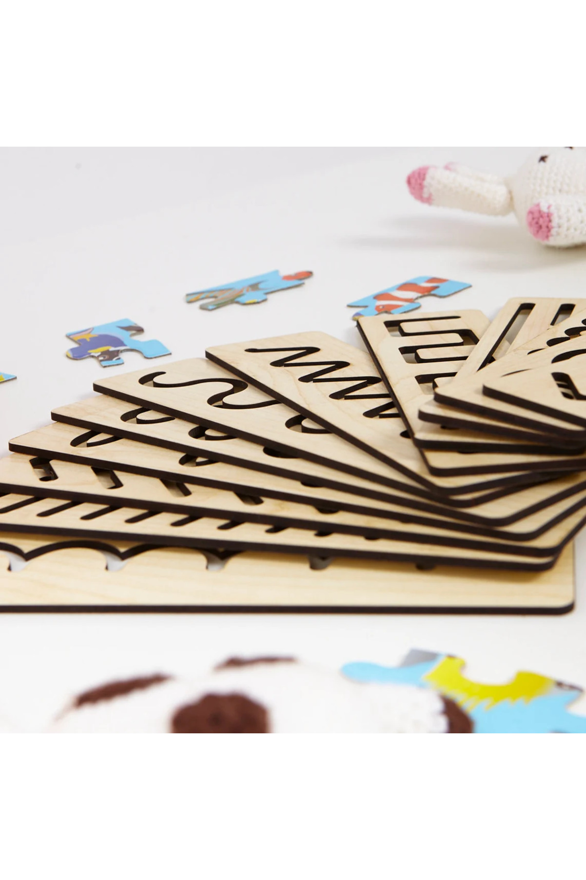 WoodStory Ahşap Çizgi ve Yazma Becerisi Geliştirme Seti, Eğitici Montessori Çalışmaları fotoğrafı 5 (önizleme)