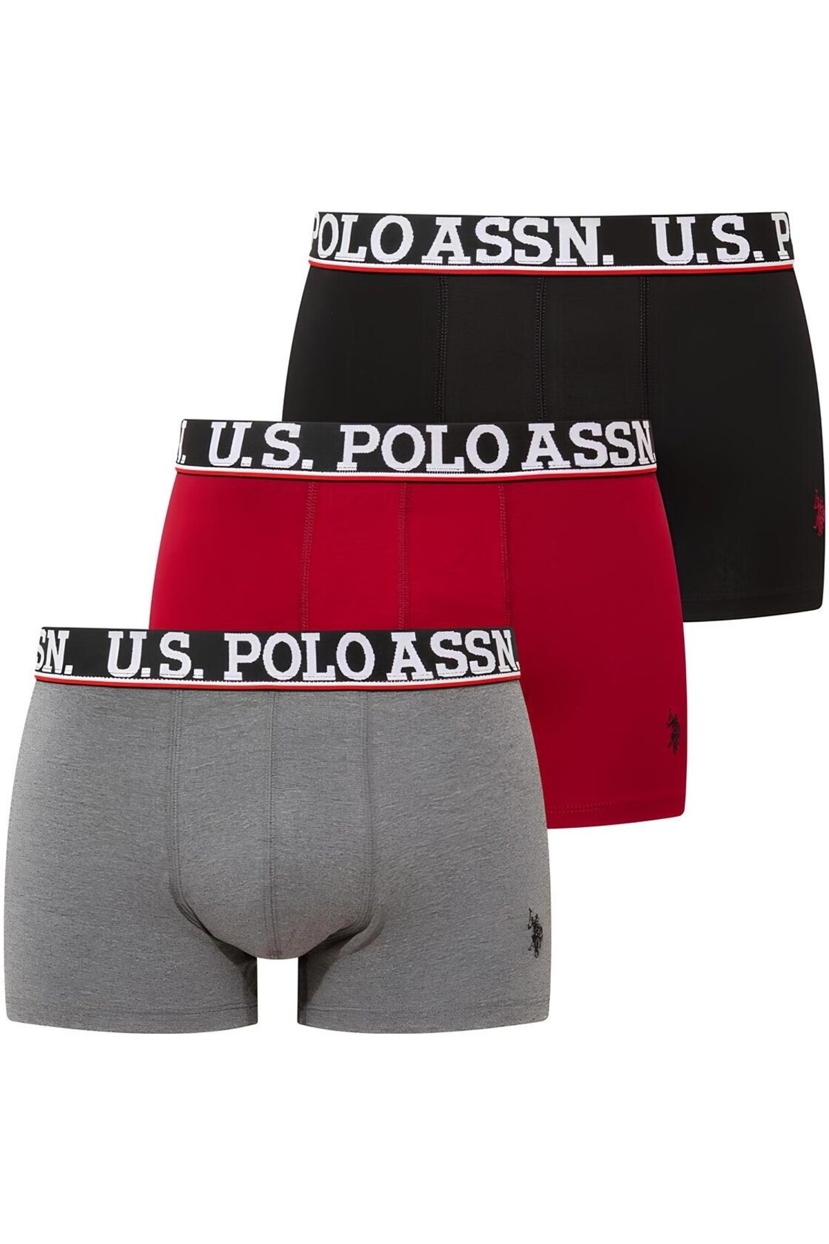 یو اس پولو شورت باکسر مردانه سه‌تایی