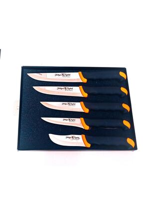 Yatağan Zeybek Usta Serisi: Profesyonel Et & Mutfak Bıçağı Serisi - 5 Bıçaklı...