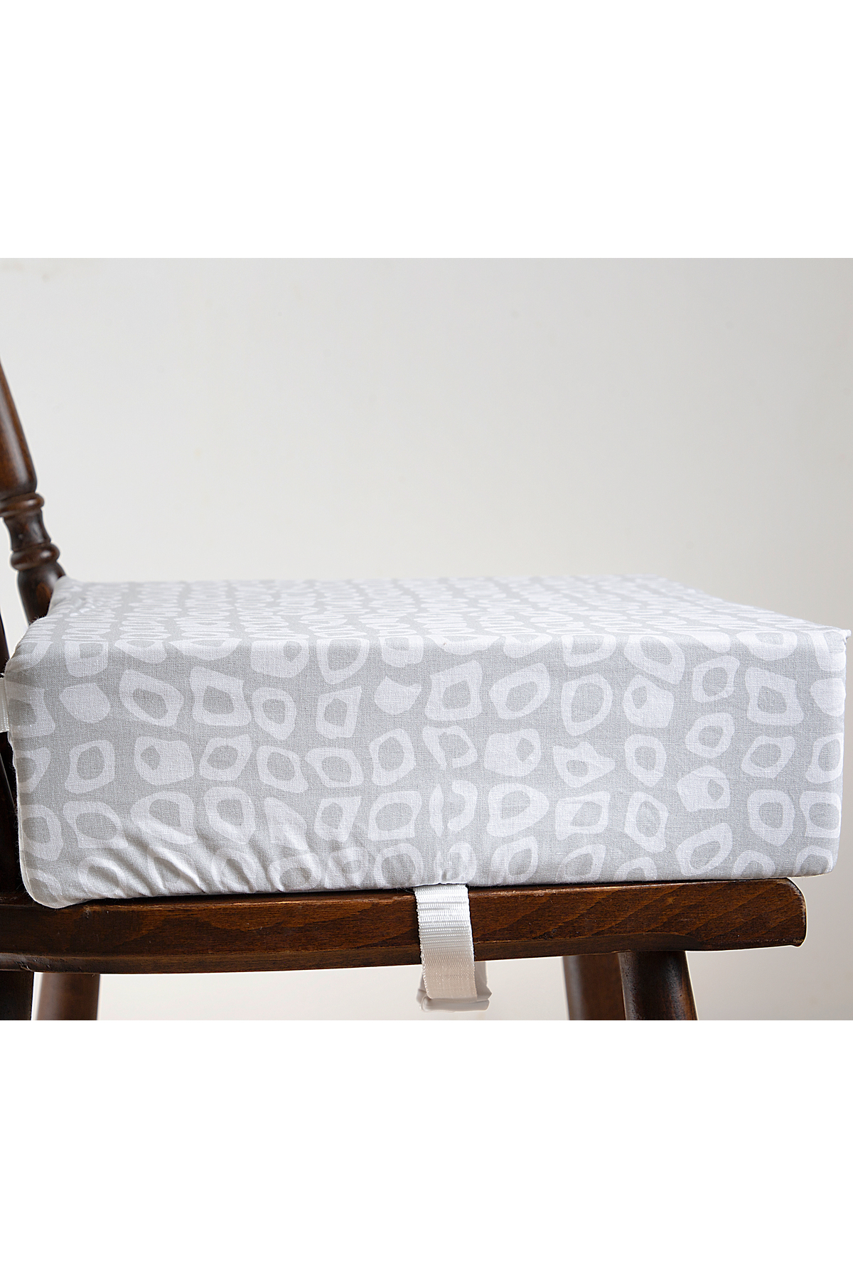 Babyjem Sandalye Yükseltici Minder Gri Kare fotoğrafı 3 (önizleme)