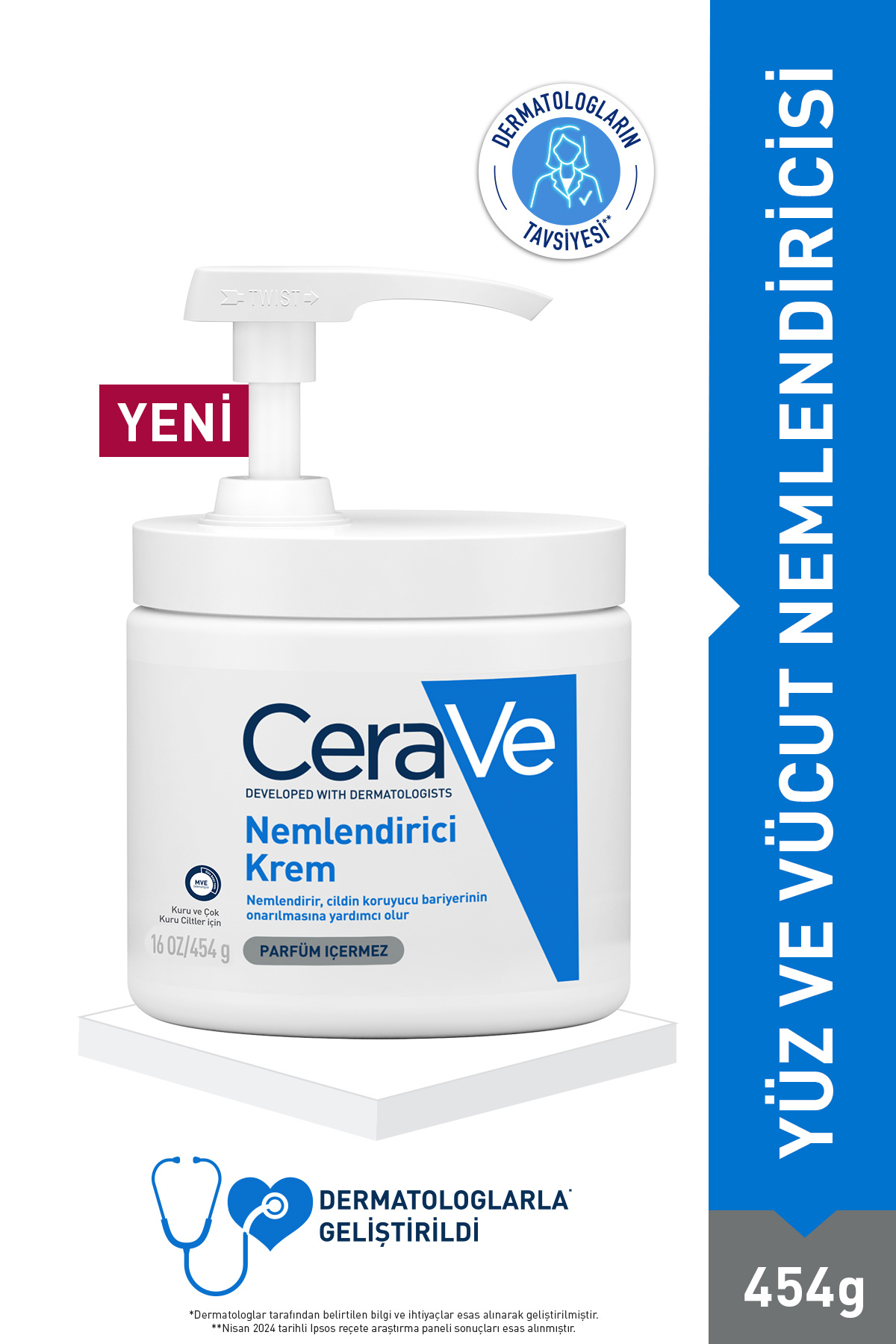 CeraVe Kuru Ciltler İçin Nemlendirici Krem 454g