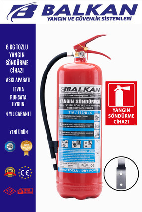 Elit 6 KG TOZLU RUHSATA UYGUN 4 YILLIK TSE-CE (LEVHA-ASKI)