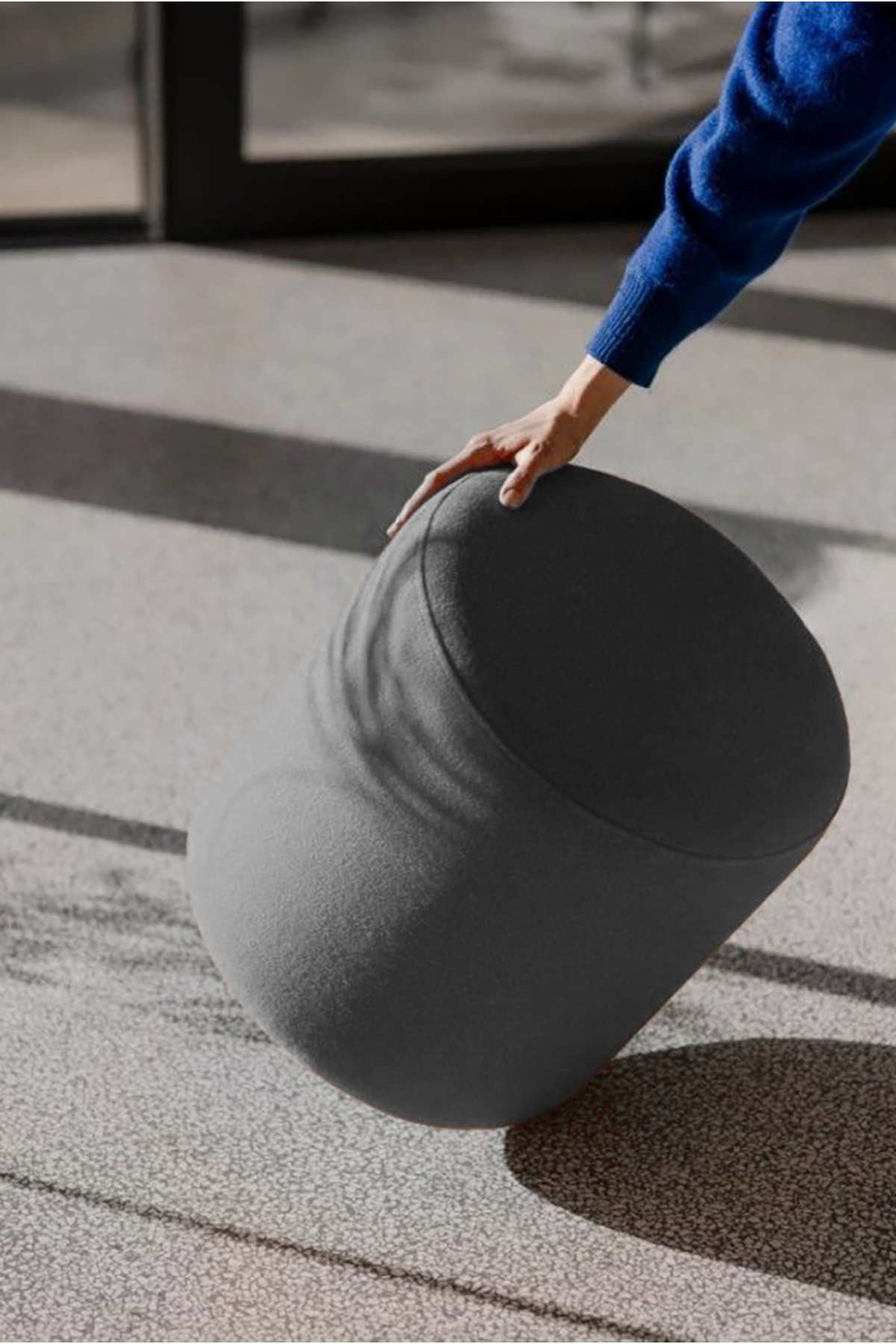 DeccoStil Corn Yuvarlak Puf / Çap 40 Cm H:45 Cm