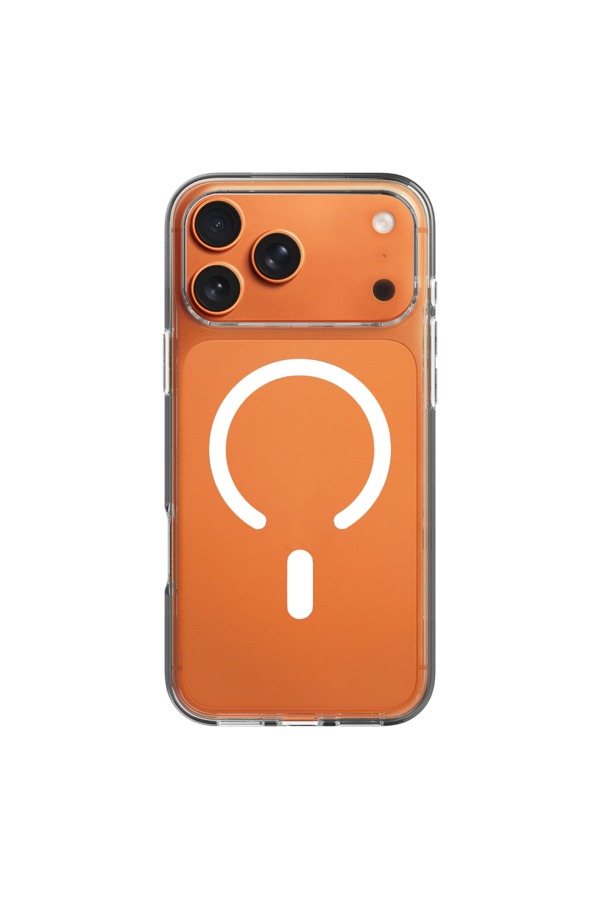 Apple iPhone 17 Pro ile Uyumlu Magsafe özellikli Kablosuz Şarj Destekli Şeffaf Silikon Kapak