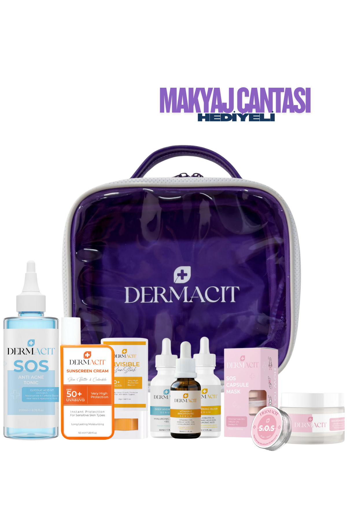 8'li Profesyonel Cilt Bakım Seti