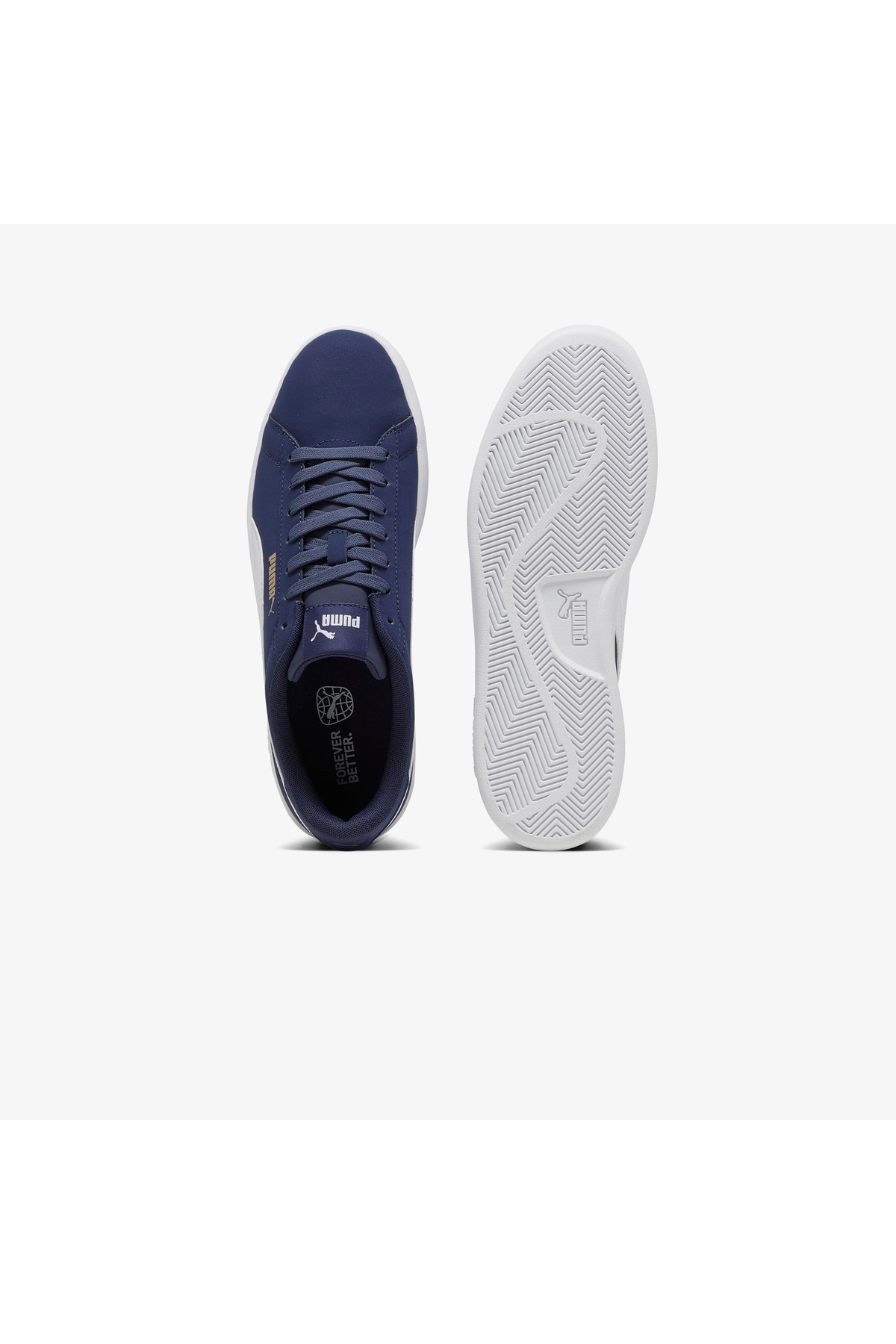 Puma Smash 3.0 Buck Unisex Mavi Sneaker Ayakkabı 39233603 görsel 4