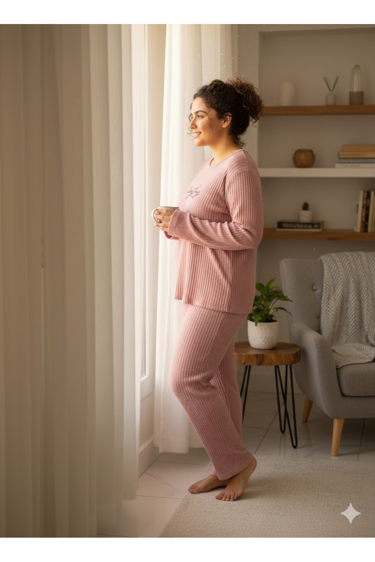 FAMES PİJAMA KADIN PEMBE ВСЕ ПИЖАМНИЙ КОМПЛЕКТ