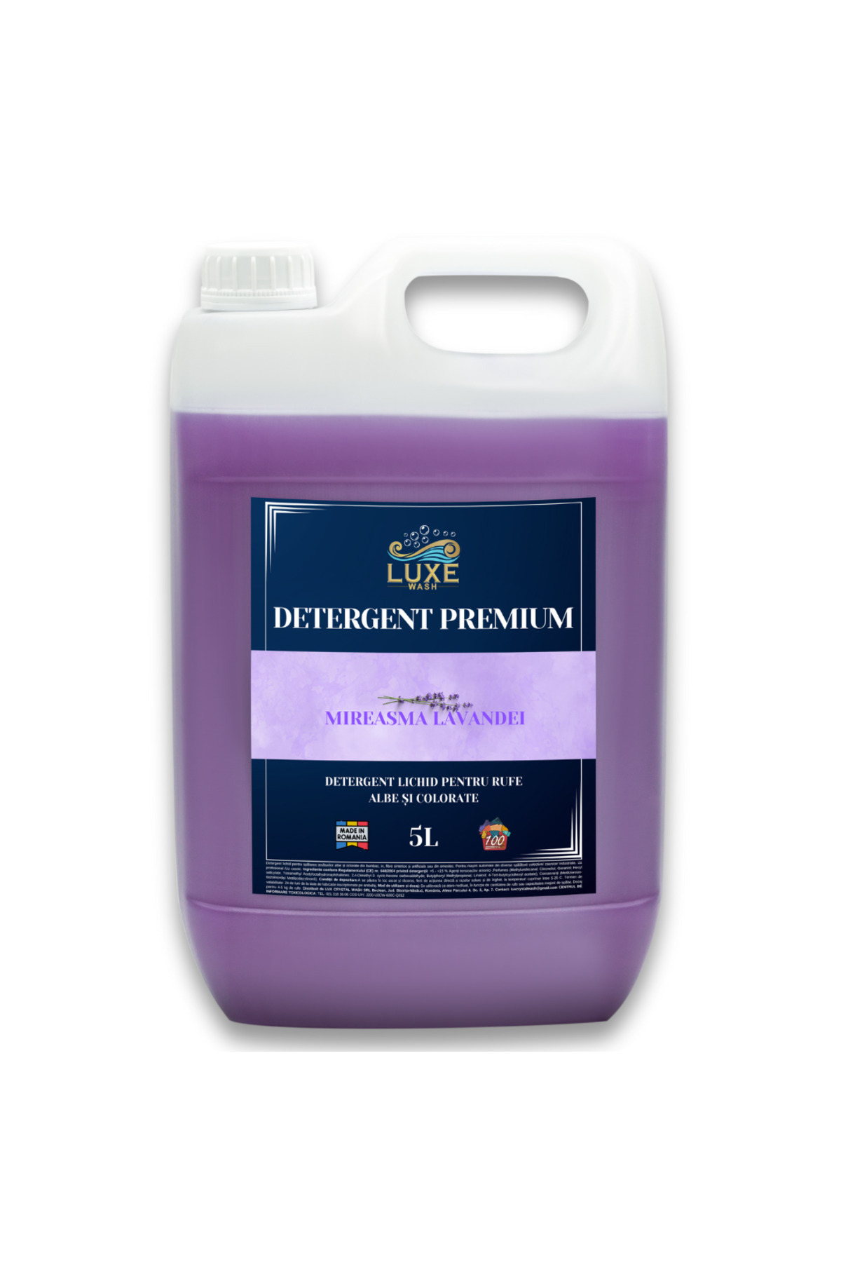 Luxe Wash Υγρό απορρυπαντικό με άρωμα λεβάντας 5L – Βαθύς καθαρισμός και χαλα...