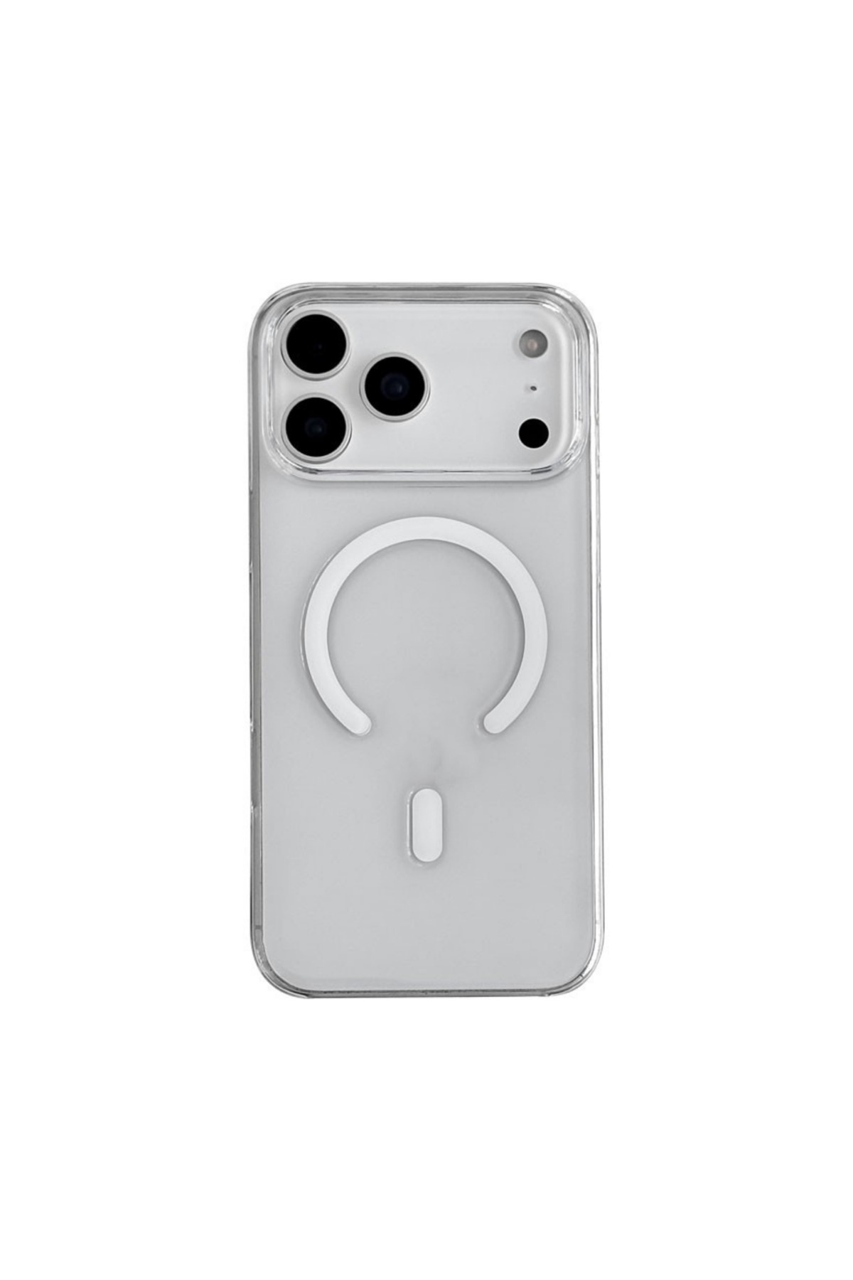 Apple iPhone 17 Pro Max Compatible Nt-N064 Magsafe Rear Protection Case (Transparent) NT-114850
