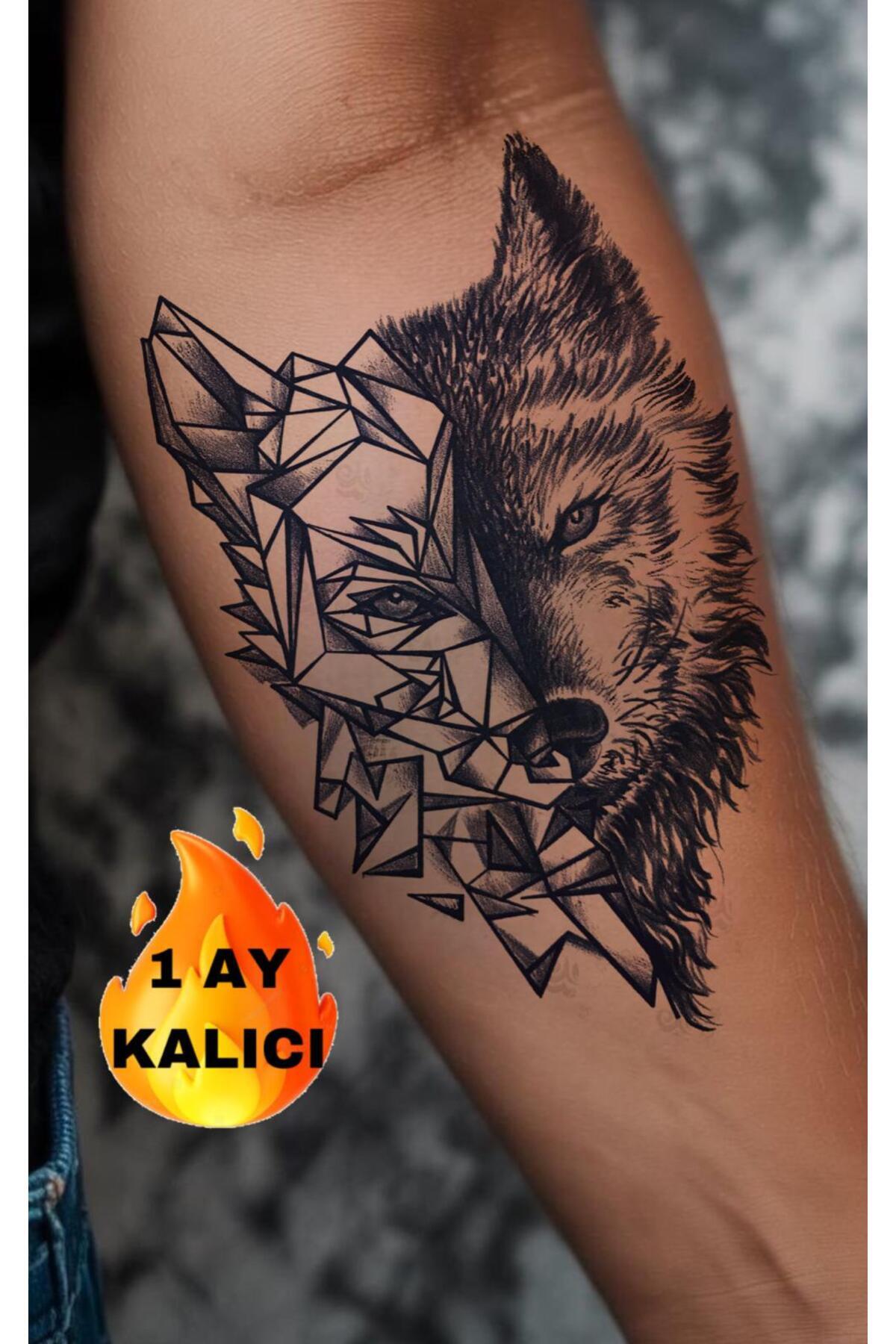 Mecit Tuhafiye 1 AY KALICI KURT KOL BİLEK VUCUT İÇİN GEÇİCİ DÖVME