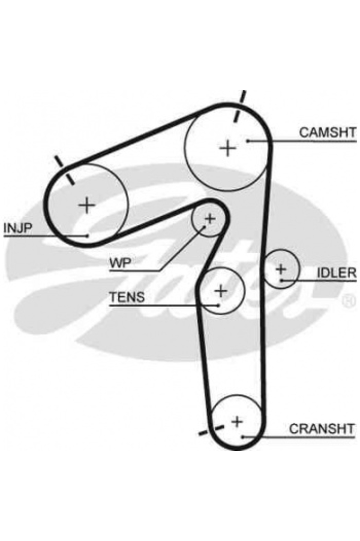 GATES Fiat Triger Seti - Dizel - Gts K035462xs