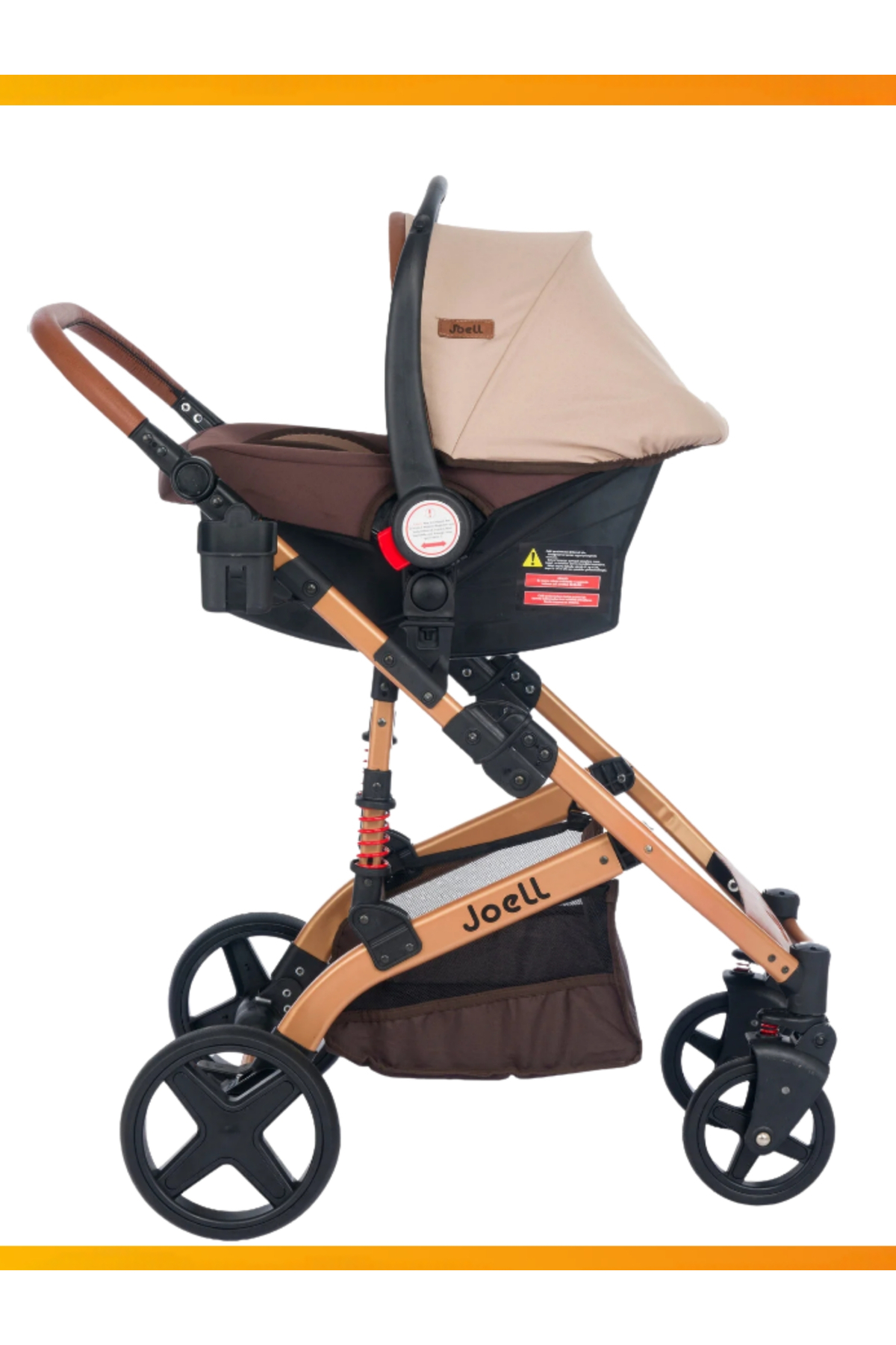 modabebekler Lüks 4’ü 1 Arada Travel Sistem Bebek Arabası Seti – Portbebe, Ana Kucağı, Çanta, Aksesuar fotoğrafı 6 (önizleme)