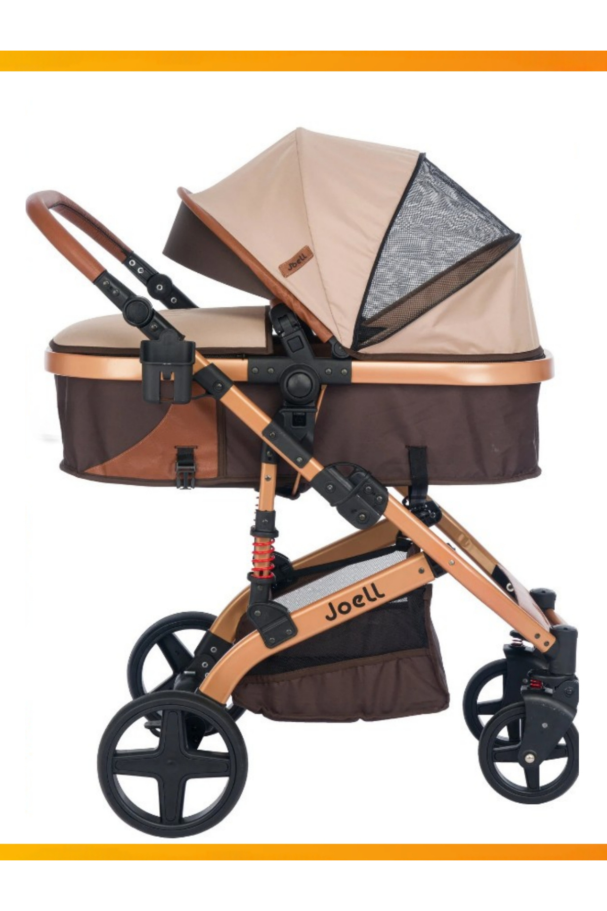 modabebekler Lüks 4’ü 1 Arada Travel Sistem Bebek Arabası Seti – Portbebe, Ana Kucağı, Çanta, Aksesuar fotoğrafı 5 (önizleme)