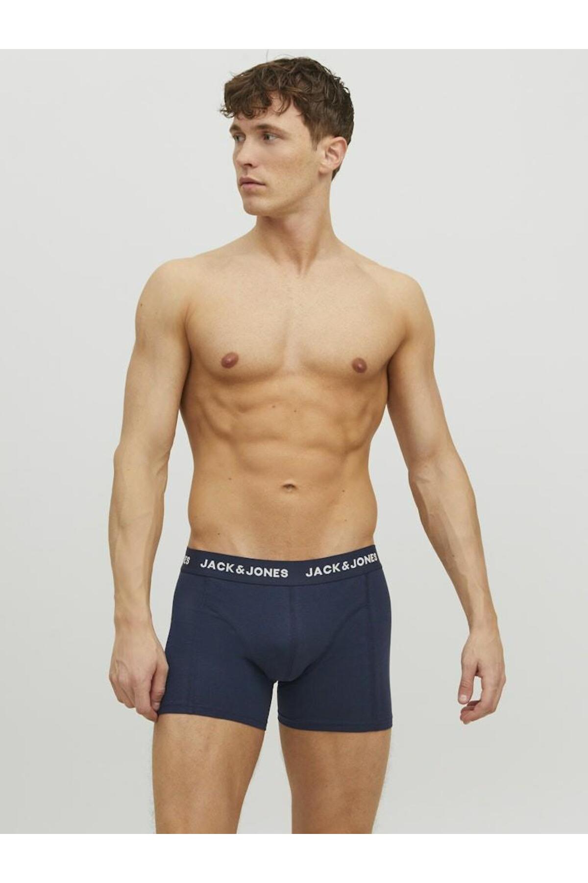 باکسر مردانه راسته فاق نرمال | جک اند جونز Jack & Jones 12171946 - تصویر 3