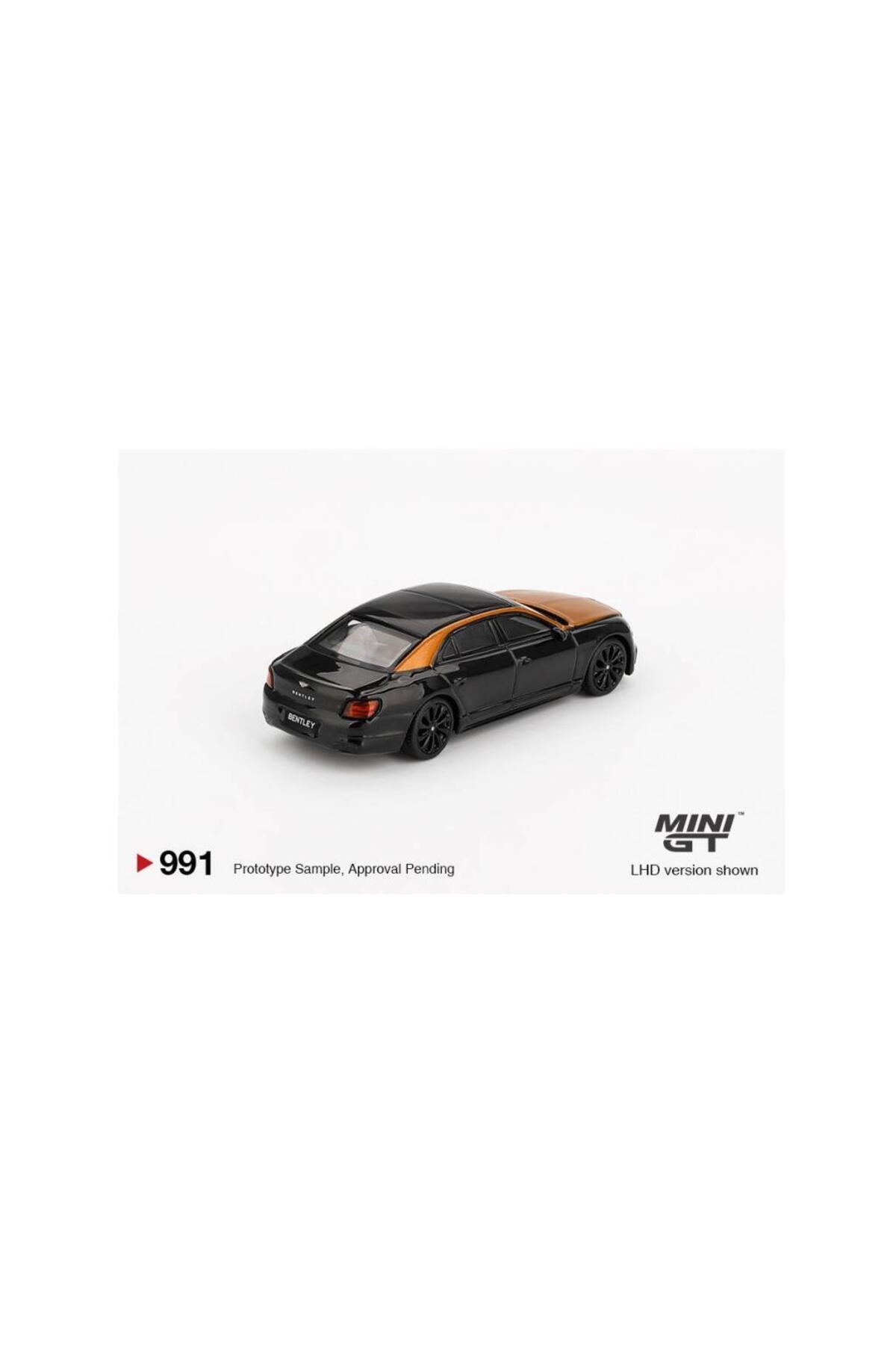 mini gt Bentley Flying Spur Orange Flame / Onyx 1/64 Model Araba