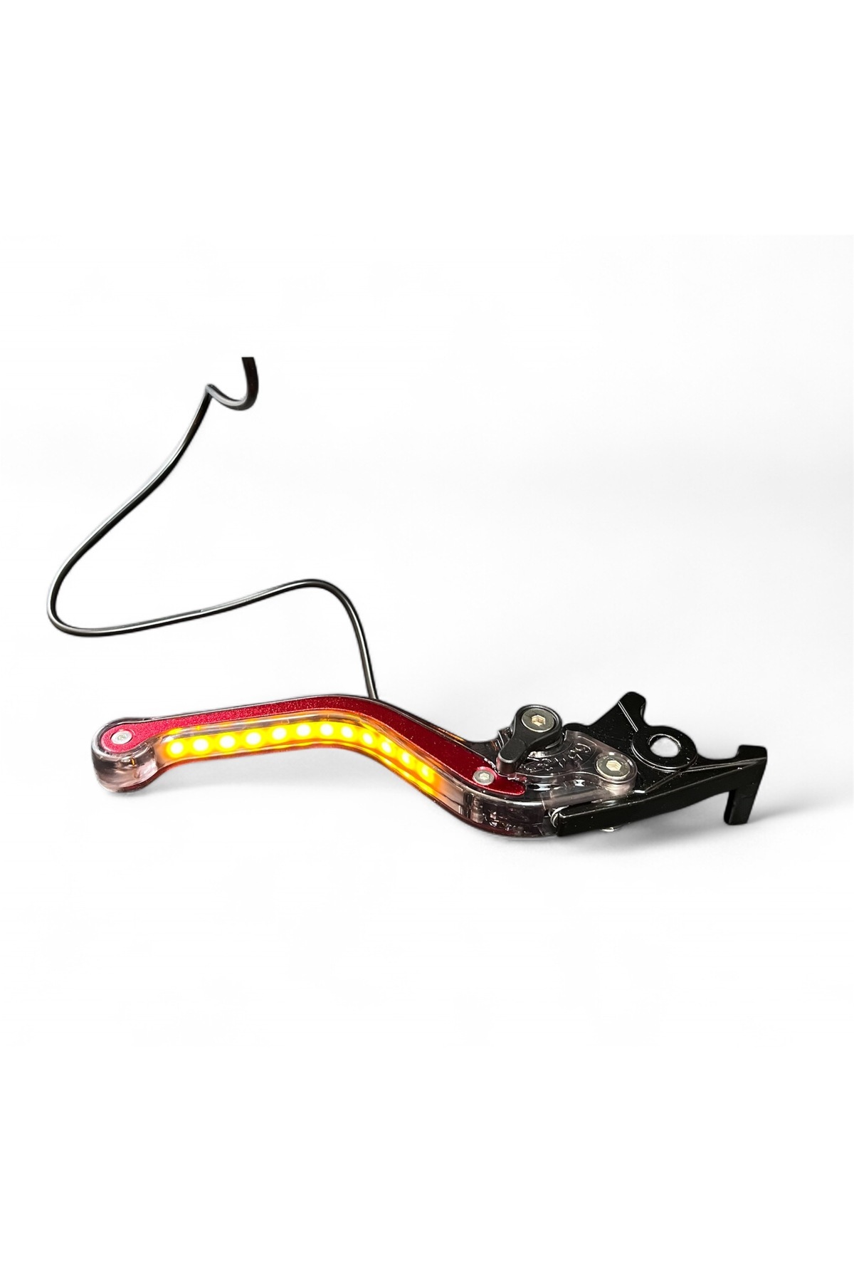 MOTORKİT MK HONDA PCX UYUMLU LED IŞIKLI SİNYALLİ AYARLANABİLİR SPOR MANETİ KIRMIZI