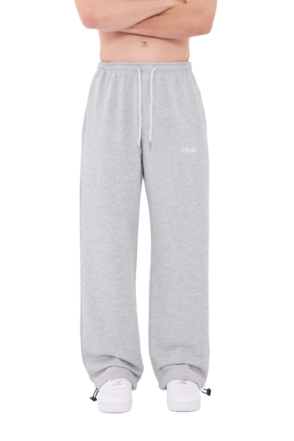 hitup Nakışlı Premium Ayarlanabilir Paça Oversize Eşofman Altı