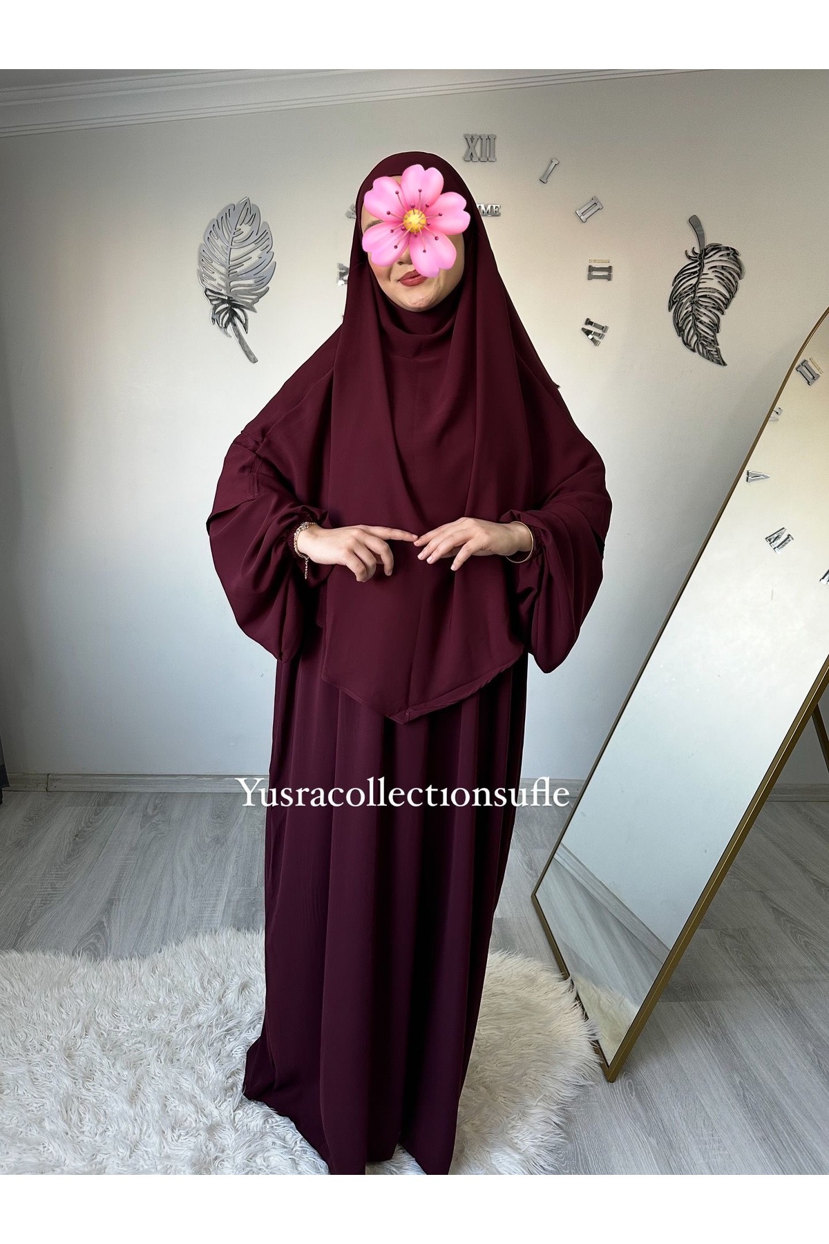 Hijab Asel Suit Souffle Veil 3pcs
