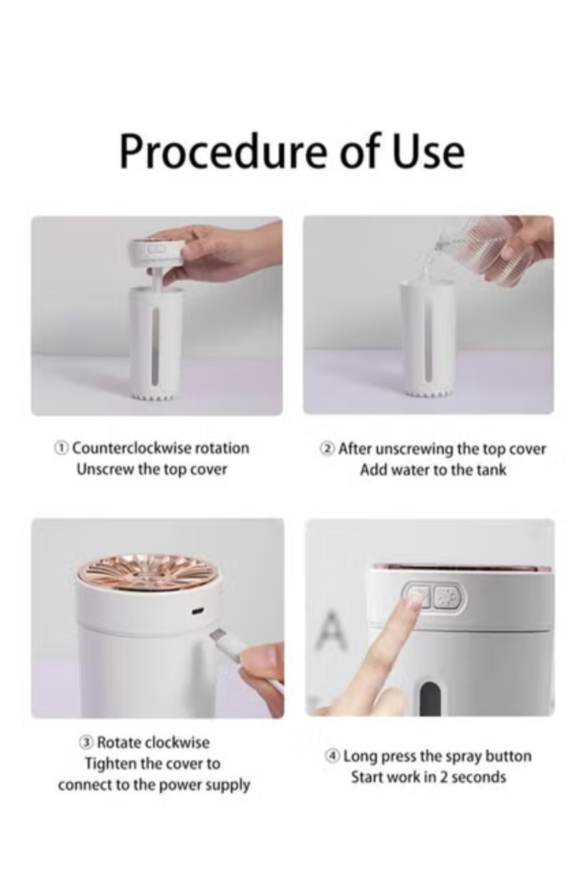 فواحة صغيرة ذكية وانيقة للسيارة والمنزل 300 مل