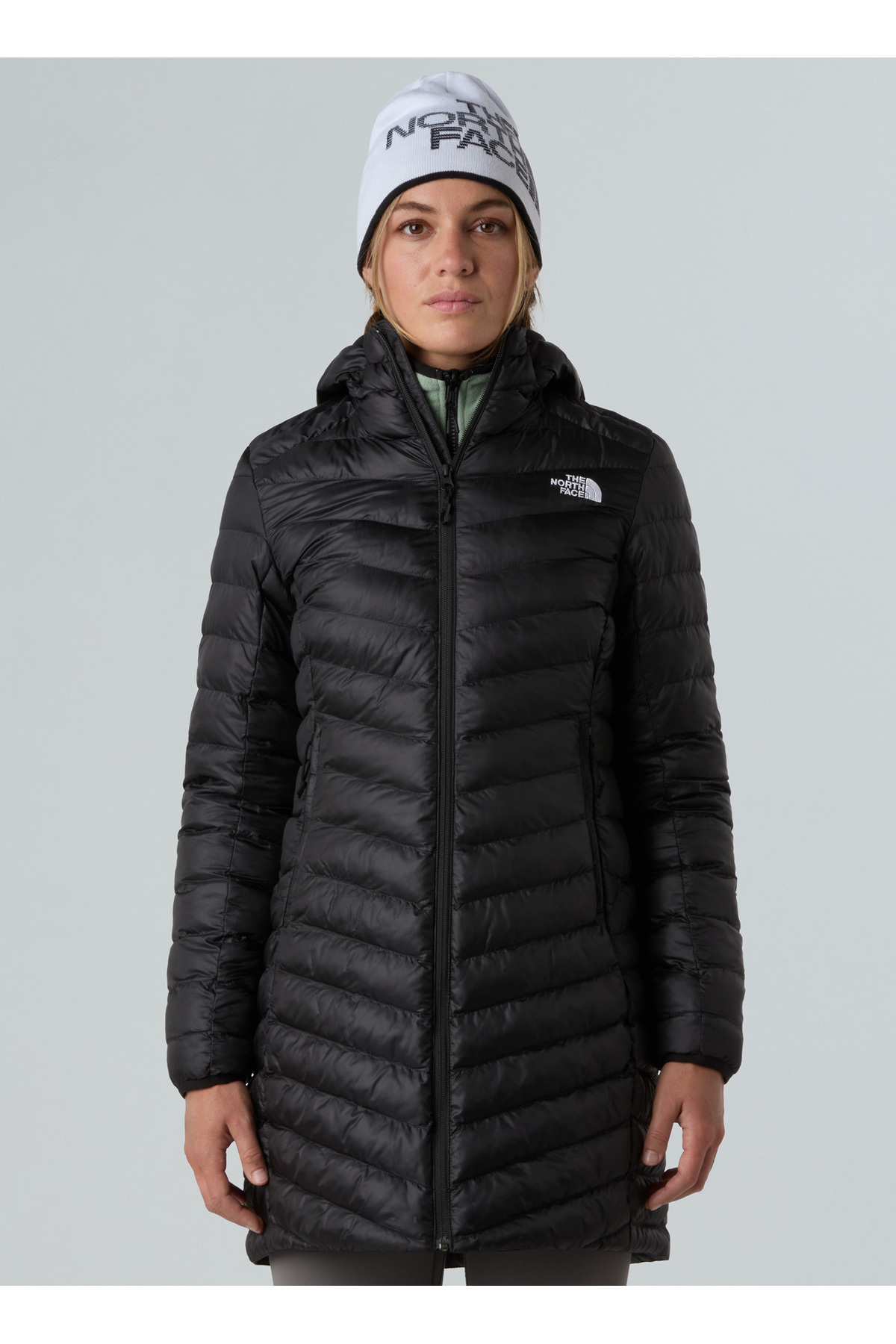 THE NORTH FACE NF0A8DW7JK31-W HUILA SYNTH PARKA Siyah Düz Kadın Mont