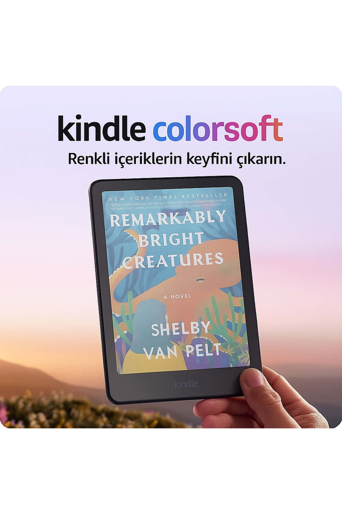 Amazon Kindle Colorsoft Signature (2025) 32 GB, Renkli Ekranlı ve Ayarlanabilir Sıcak Işıklı, Metalik Siyah