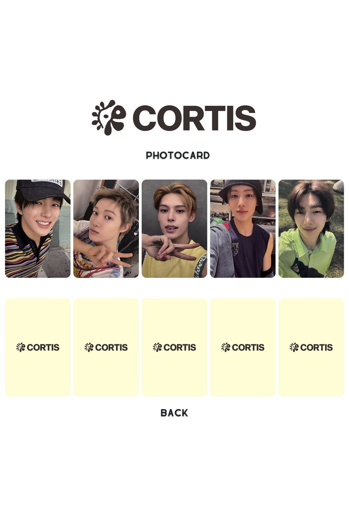 Kpop Dünyasi CORTIS '' Color Outside The Lines '' Photocards Set 1