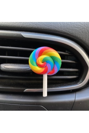Genel Markalar Lolipop Şeker Figürlü Klima Havalandırma Izgara Süsü Klips Oto...