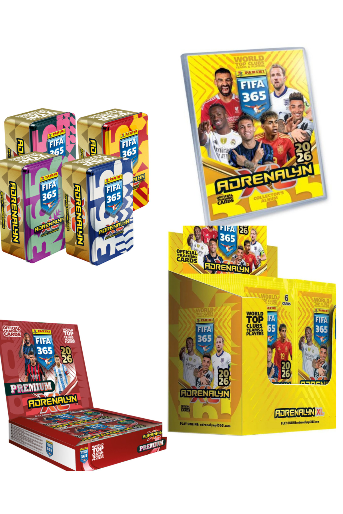 Next Plus Licensed 2026 FIFA 365 Adrenalyn XL™ Trading Cards Very