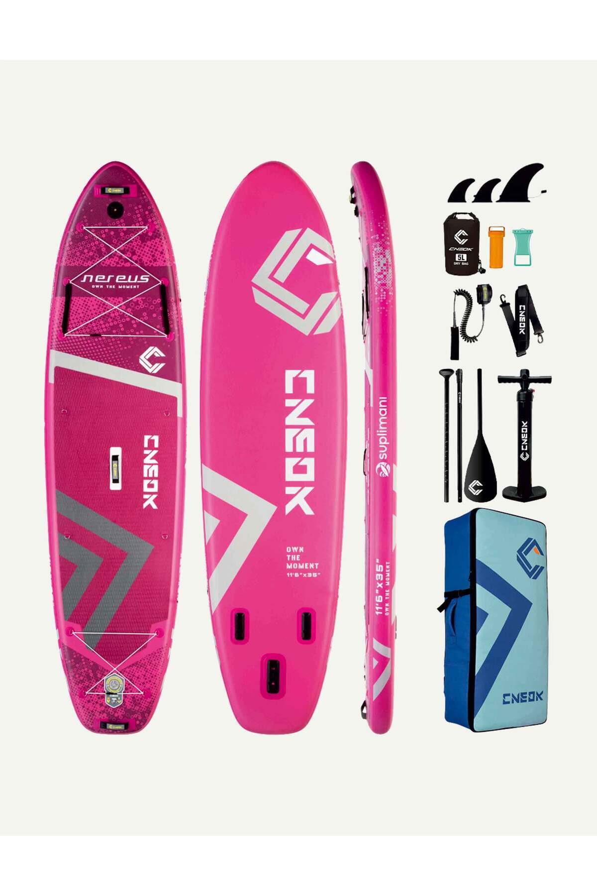 SUPLİMANI 350x89x15 Supboard Paddle Board Şişme Sörf Tahtası Tam Set Sup Board